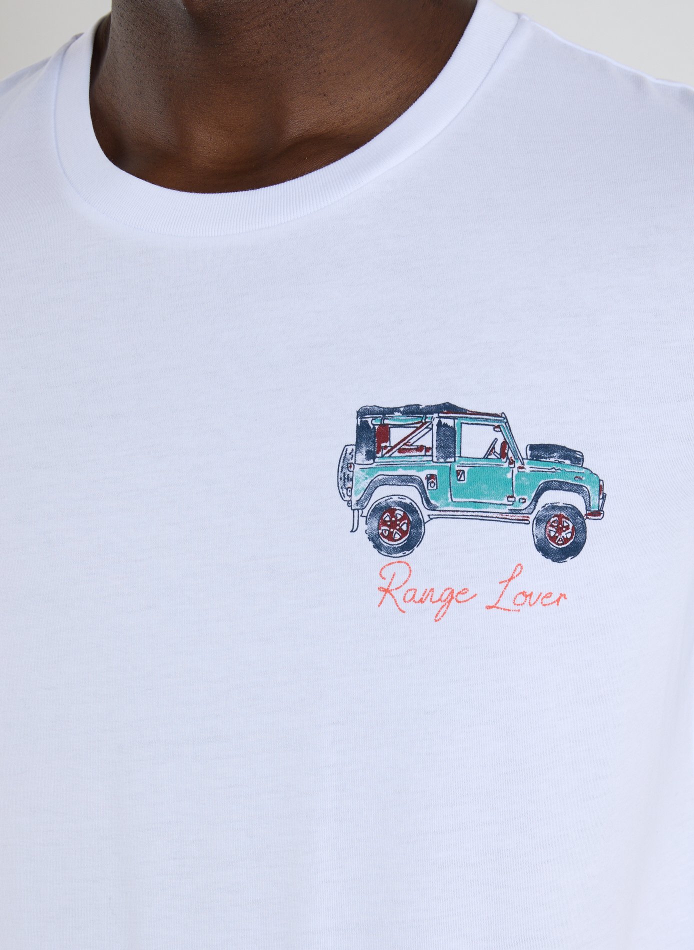 Cotton-blend round-neck T-shirt 1789 CALA White