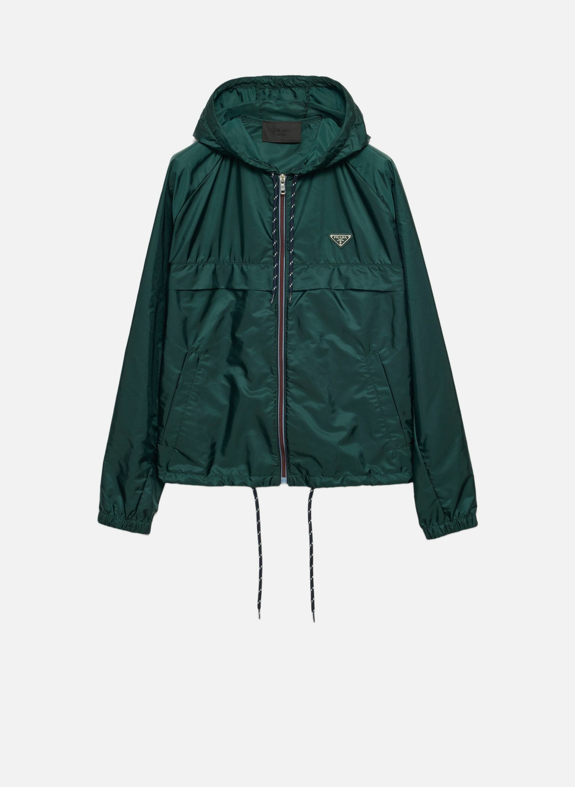 Blouson en re-nylon PRADA Vert