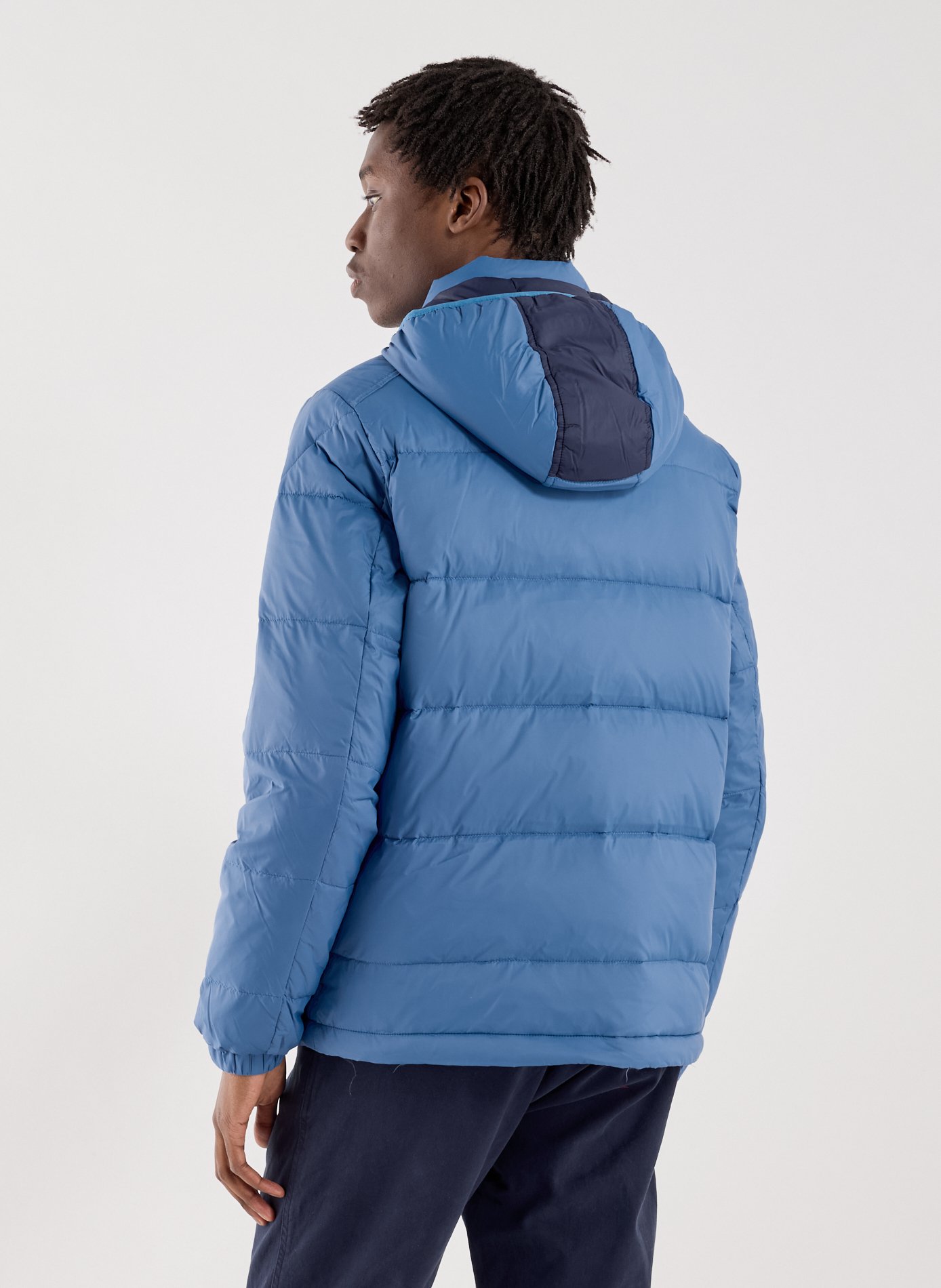 Doudoune manches longues à capuche amovible LA MARTINA Bleu