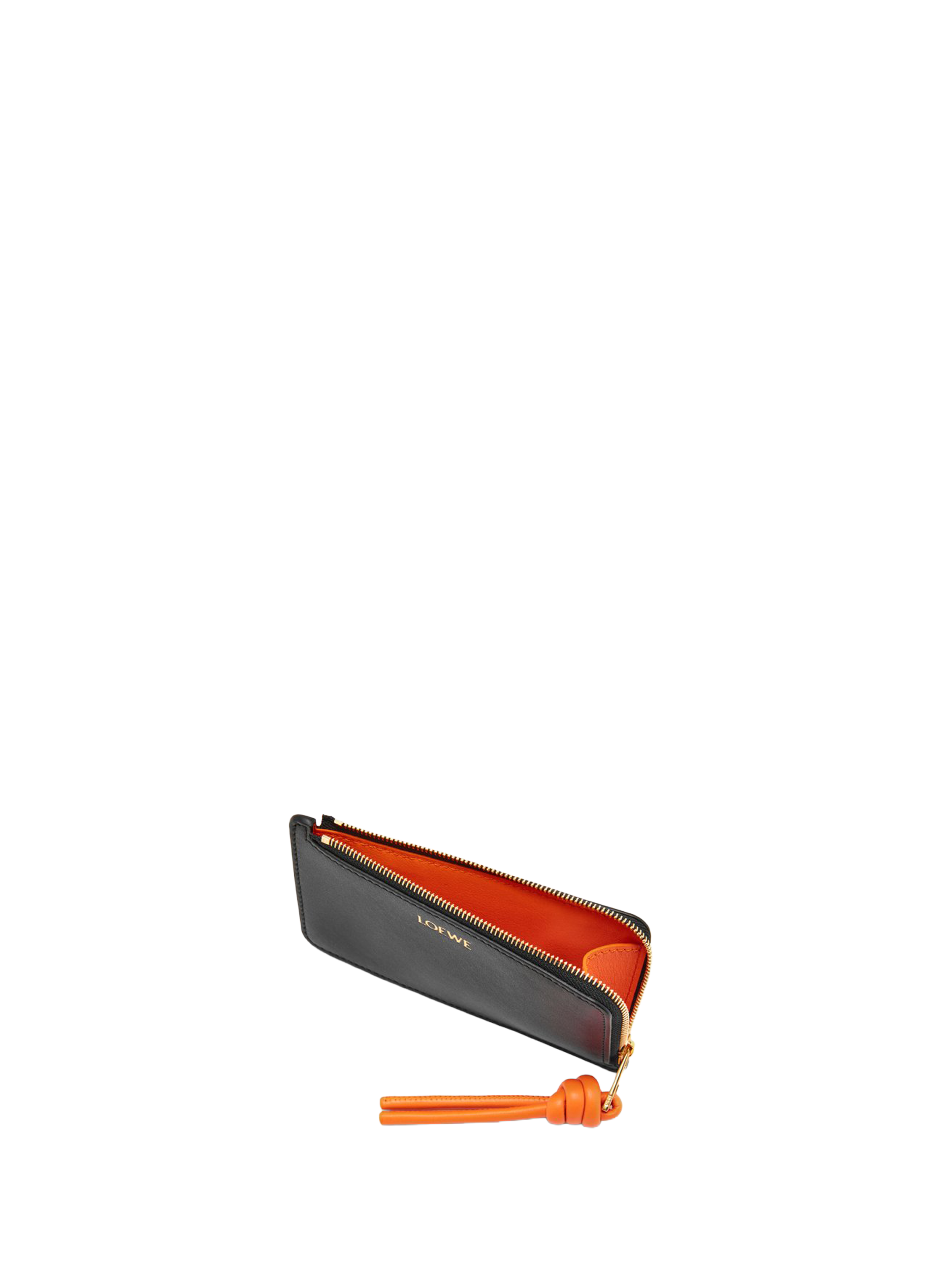 Card holder and coin purse Knot in shiny nappa calf leather. LOEWE Black