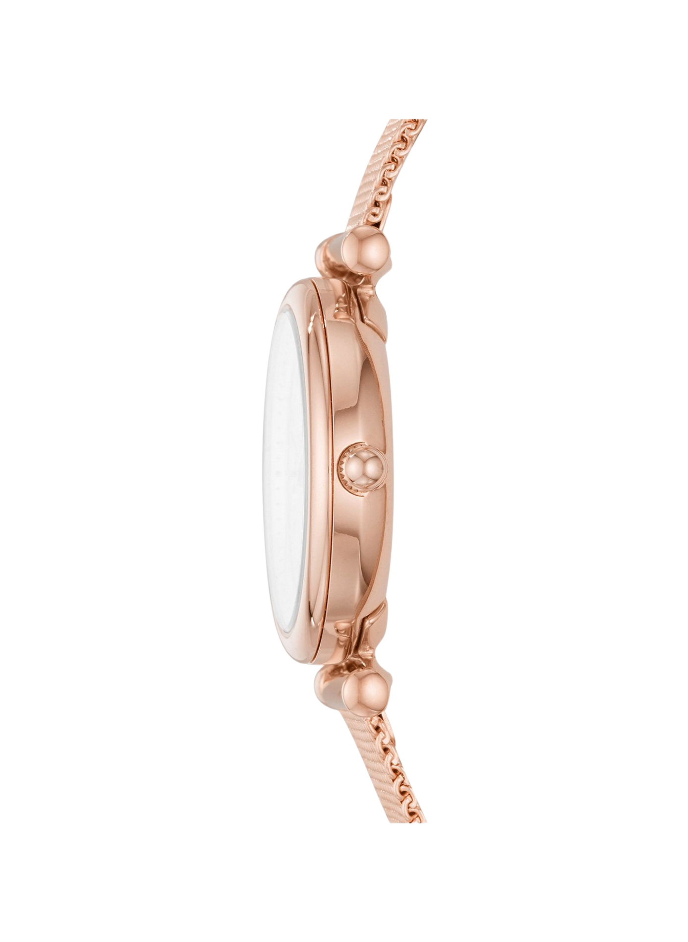 Montre quartz en acier Blanc