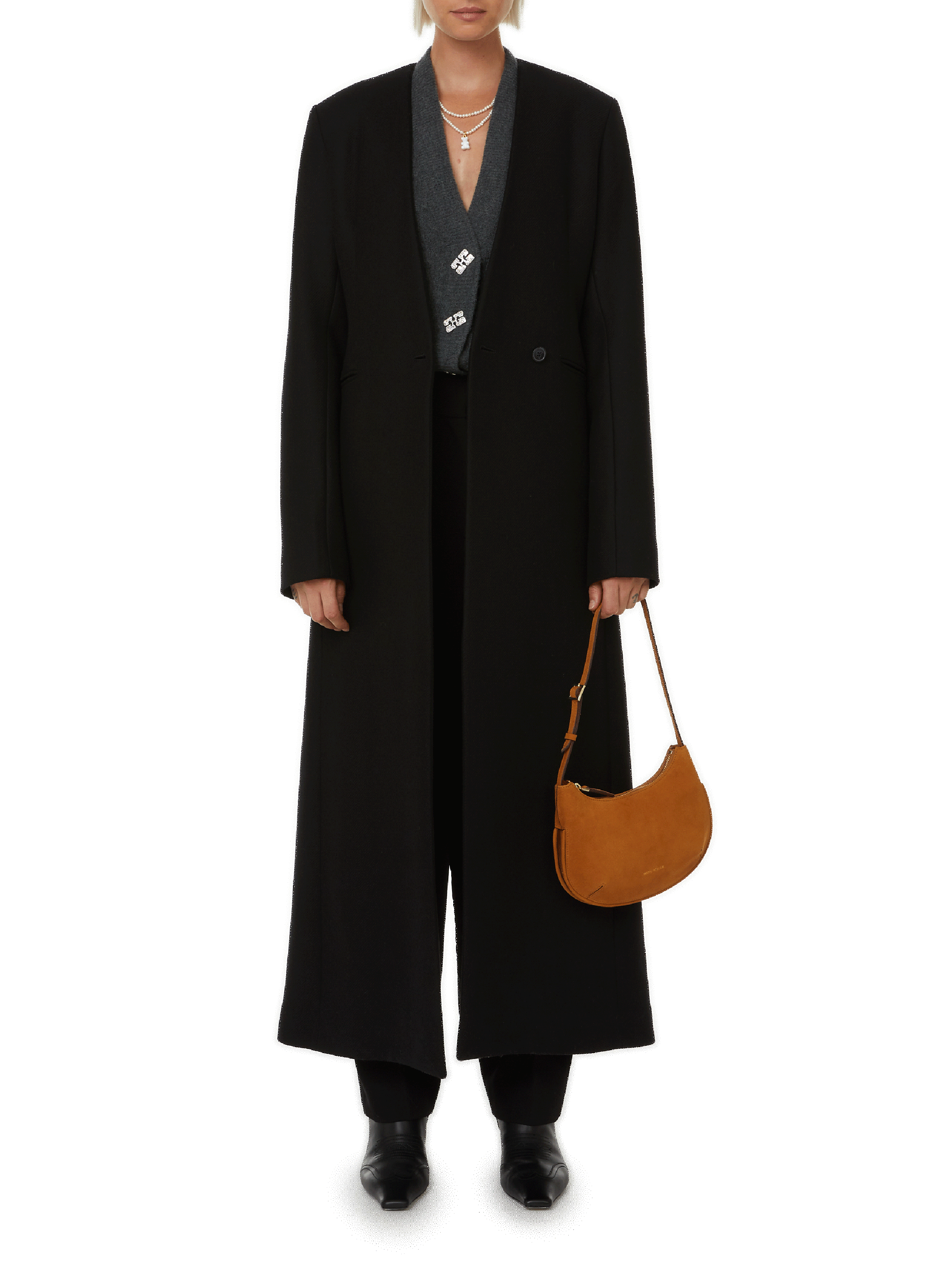 SAISON 1865 Wool coat Black