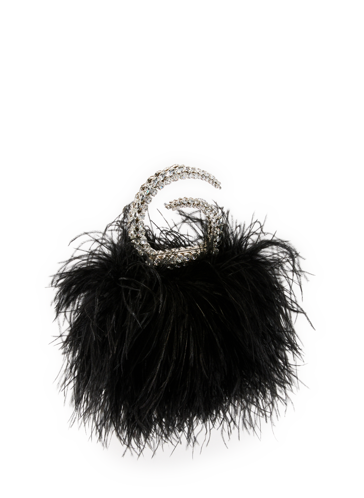 Sac à main Karma à plumes L'ALINGI Noir