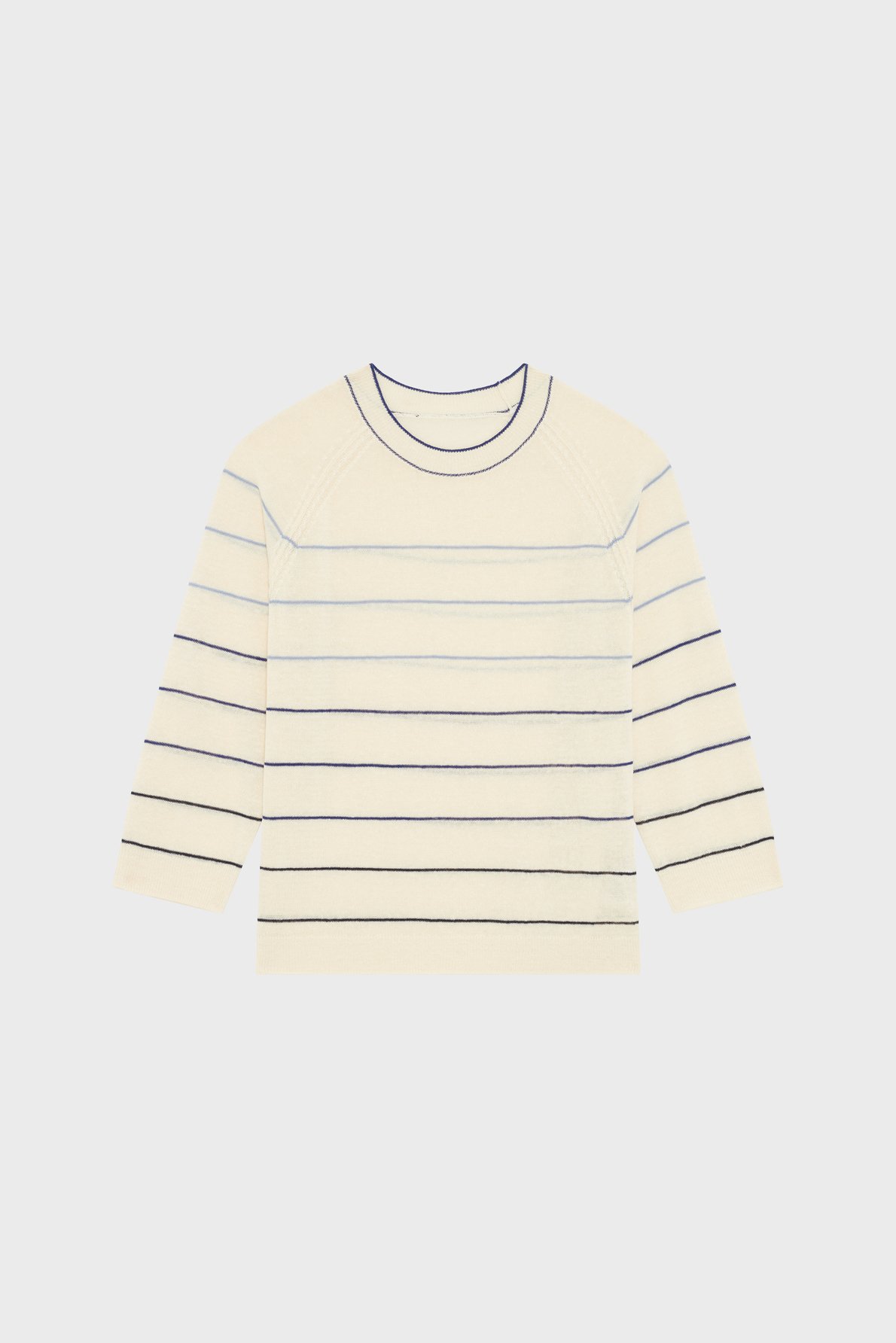 Pull à rayures en lin mélangé - LUCILE PABLO Multicolore