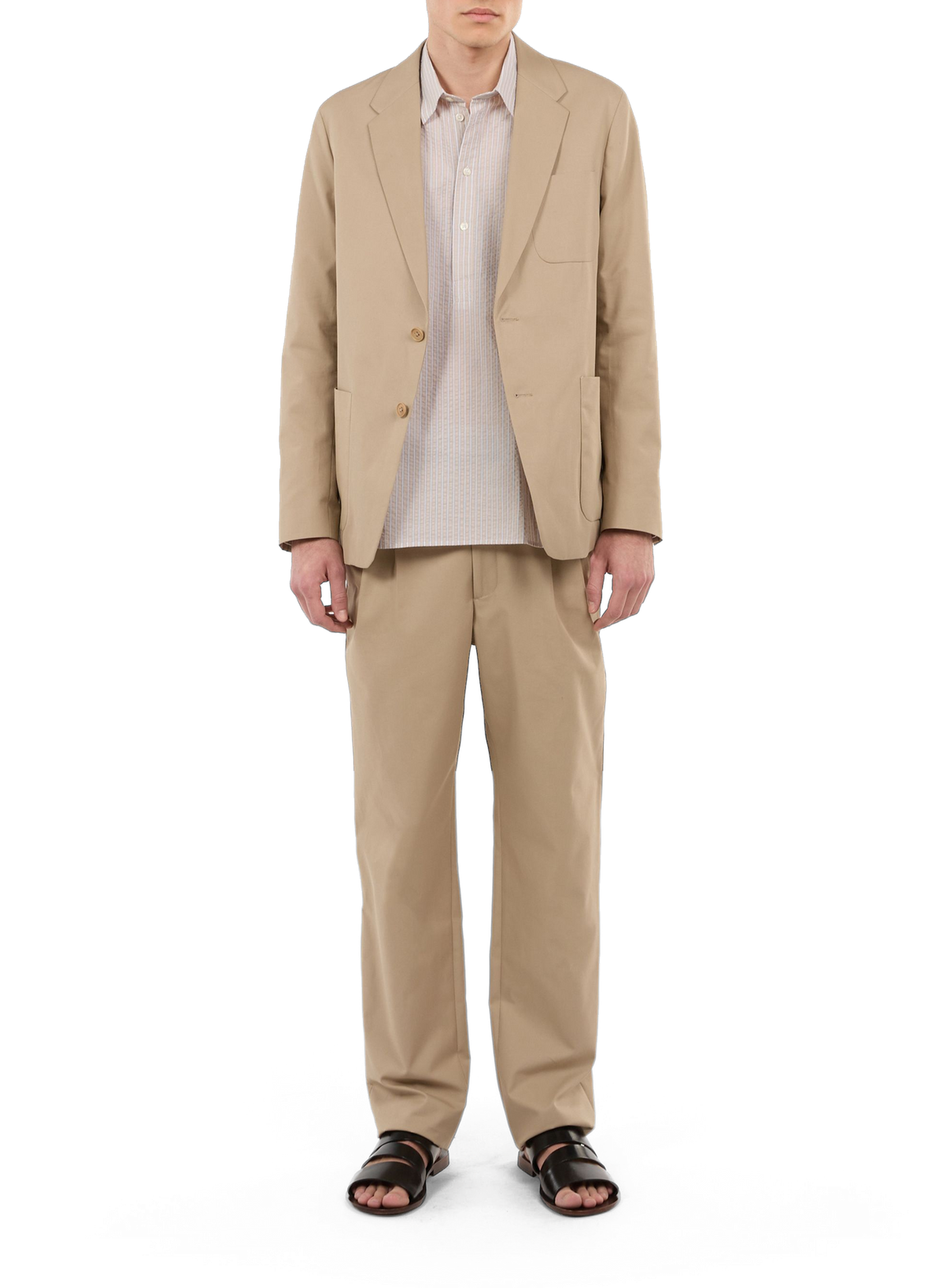 Pantalon de costume Hock en coton SAISON 1865 Beige