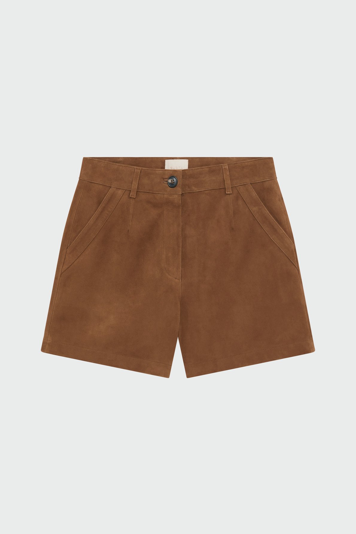 Short en cuir velours - juliette PABLO Beige