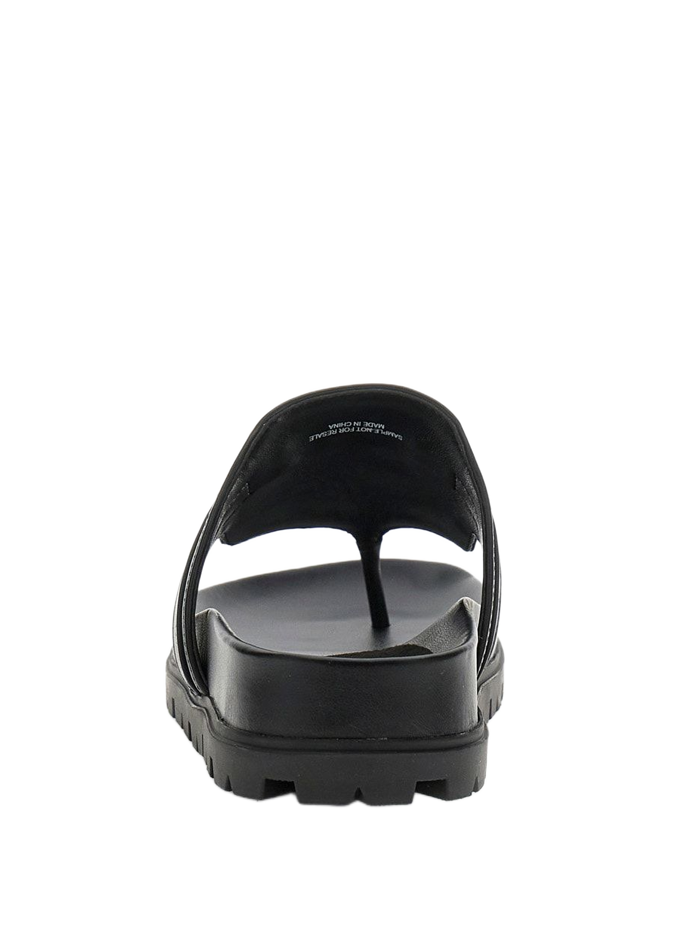 Flat sandals with logo GUESS Black