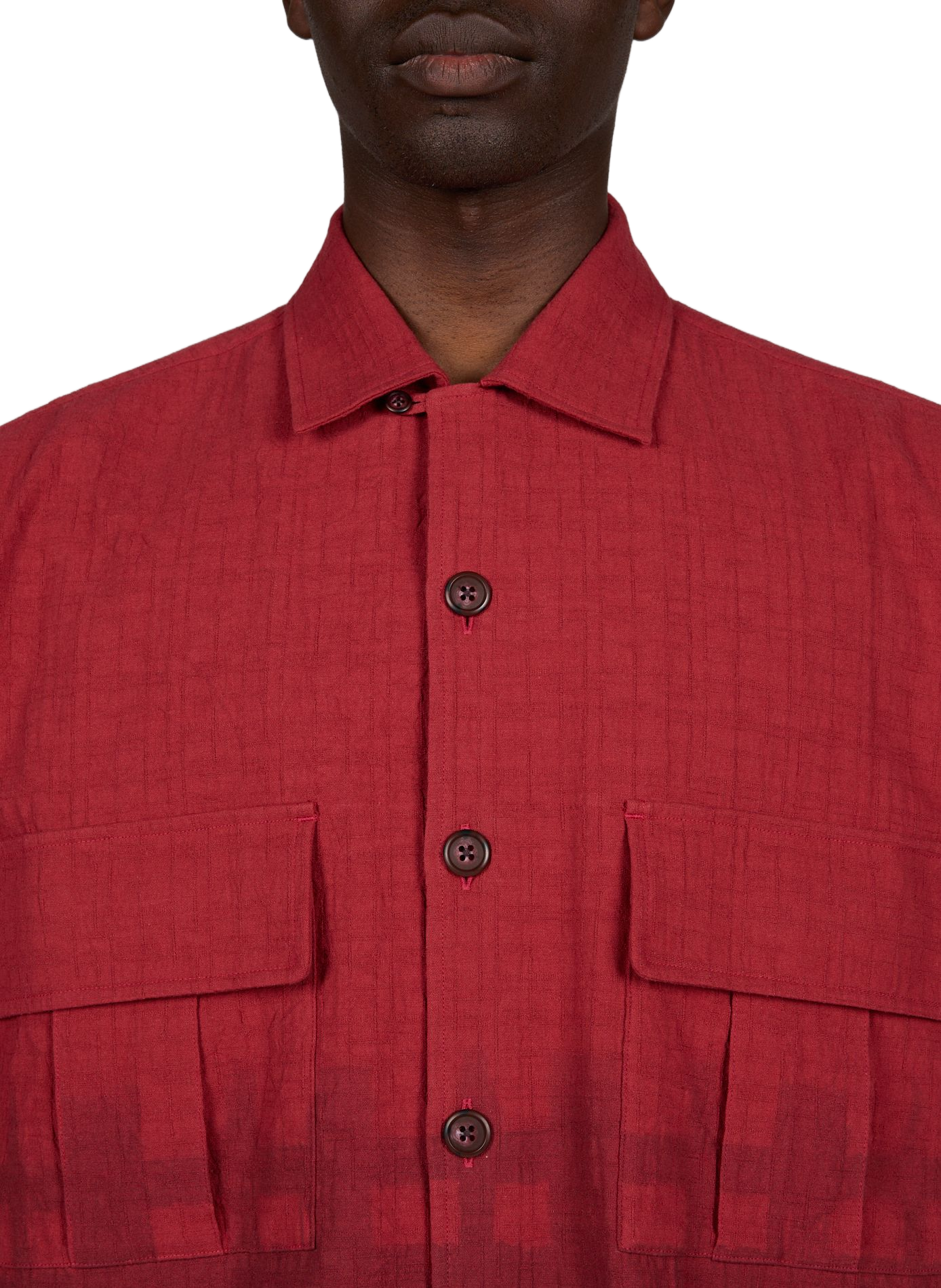 Cotton shirt WANSIE Red