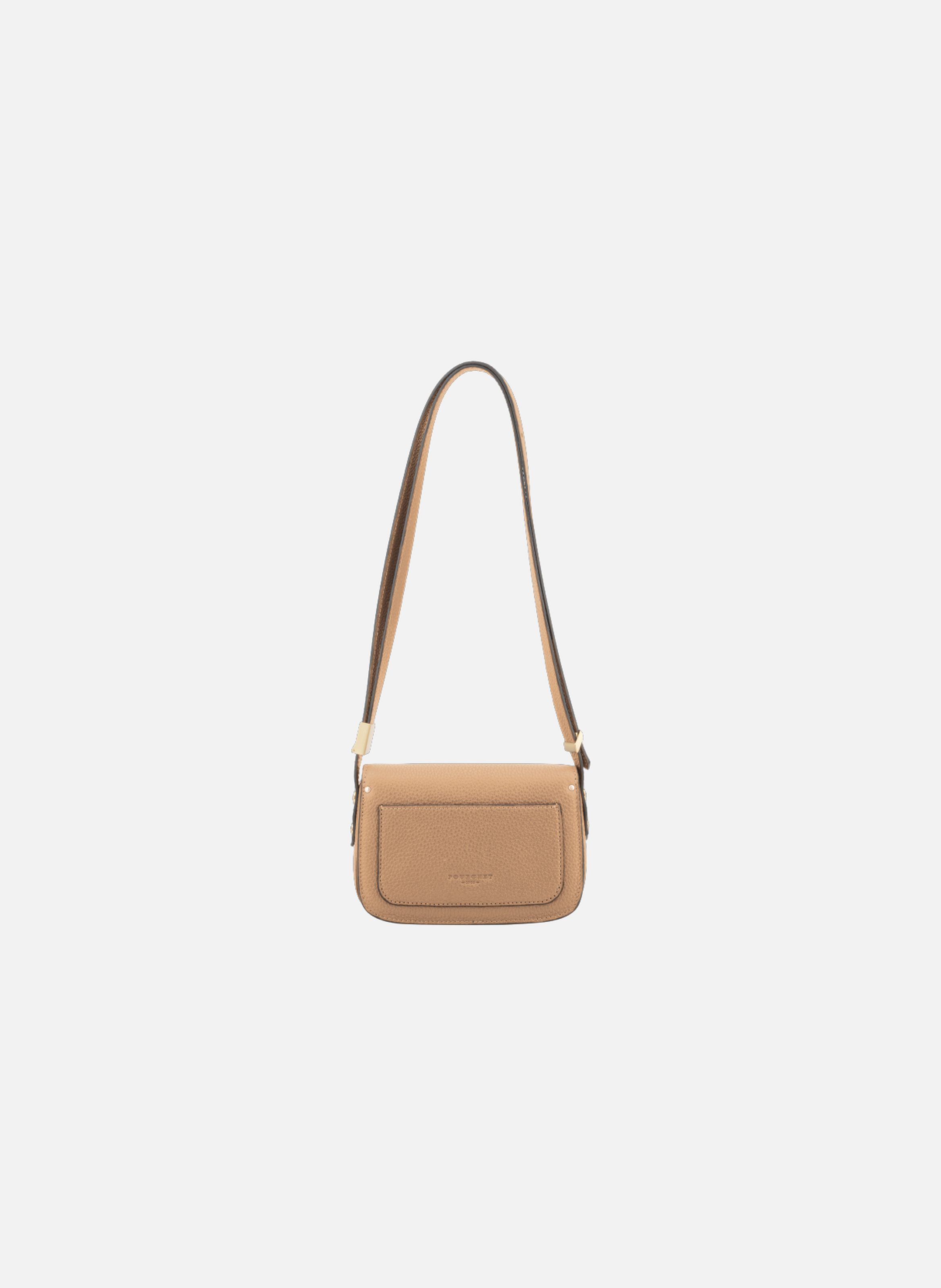 Auteuil | sac besace en cuir de vachette POURCHET Marron