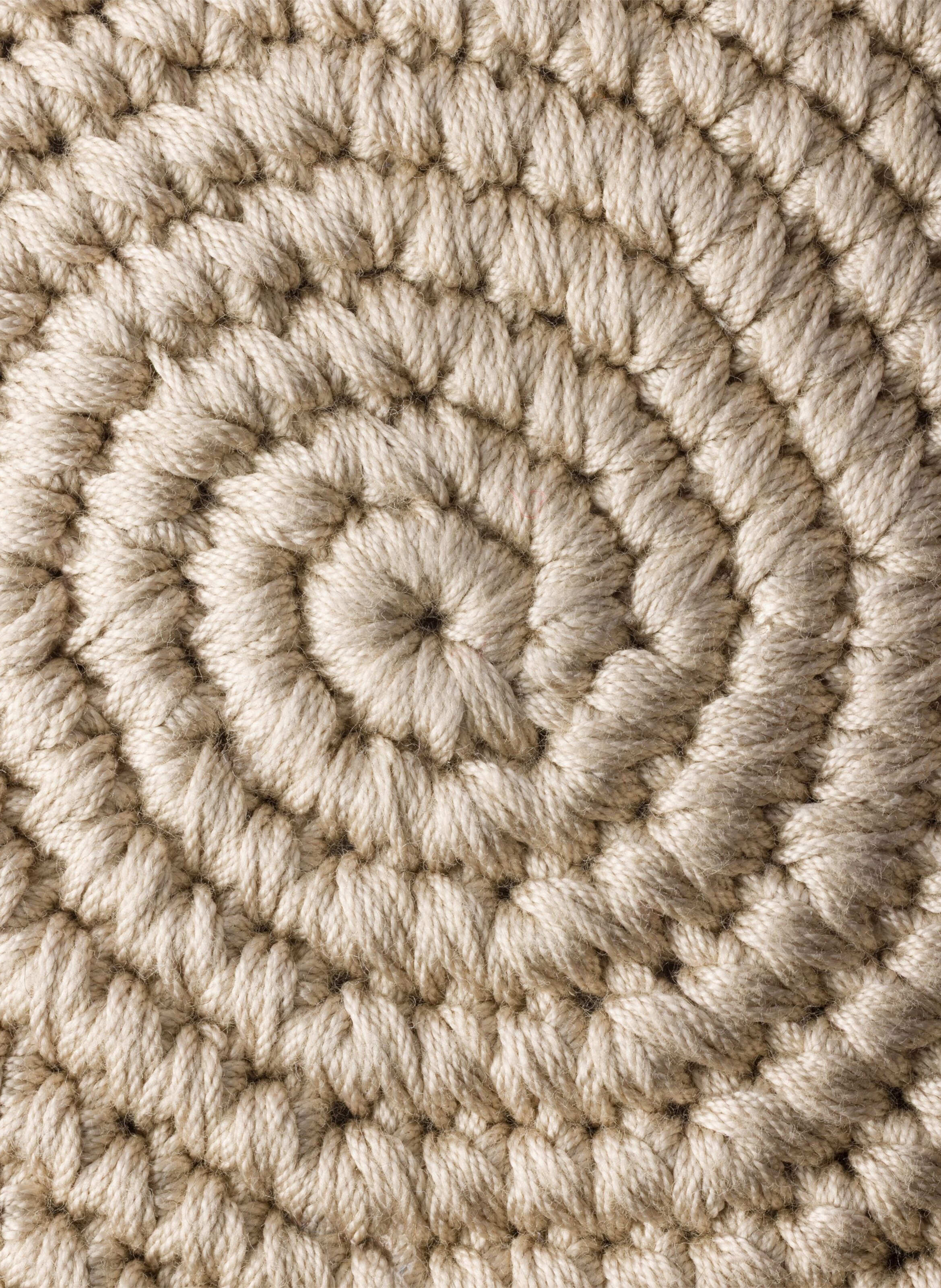 Chapeau bob en crochet PRADA Beige