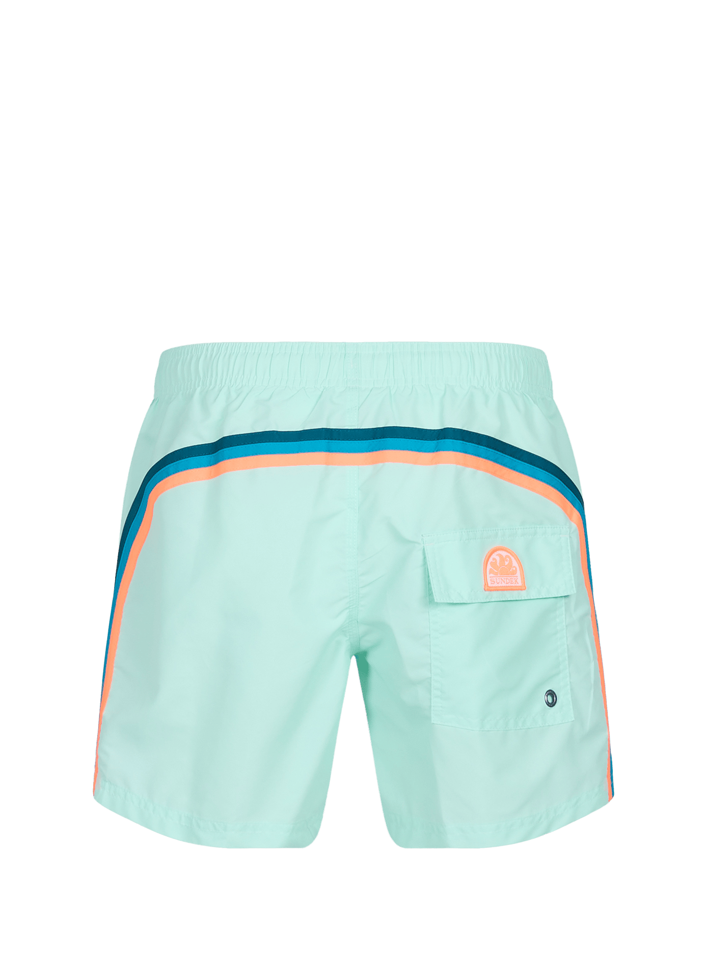 Badehose mit Streifen | Grun SUNDEK Herren
