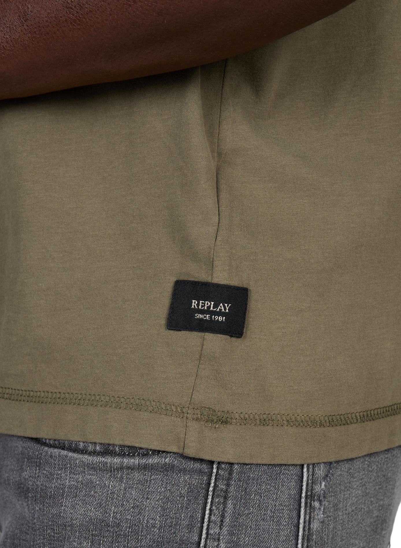 Cotton T-shirt REPLAY Green