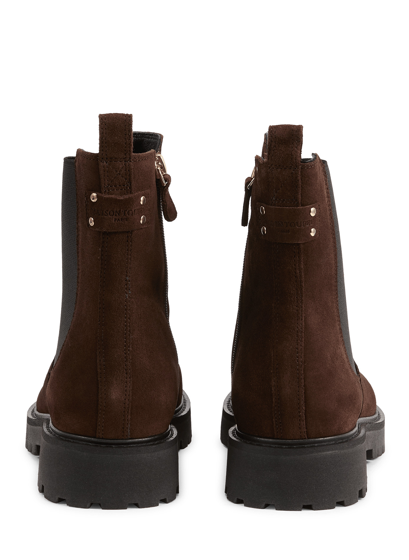 Botines JOYCE de cuero de gamuza MAISON TOUFET Marrón