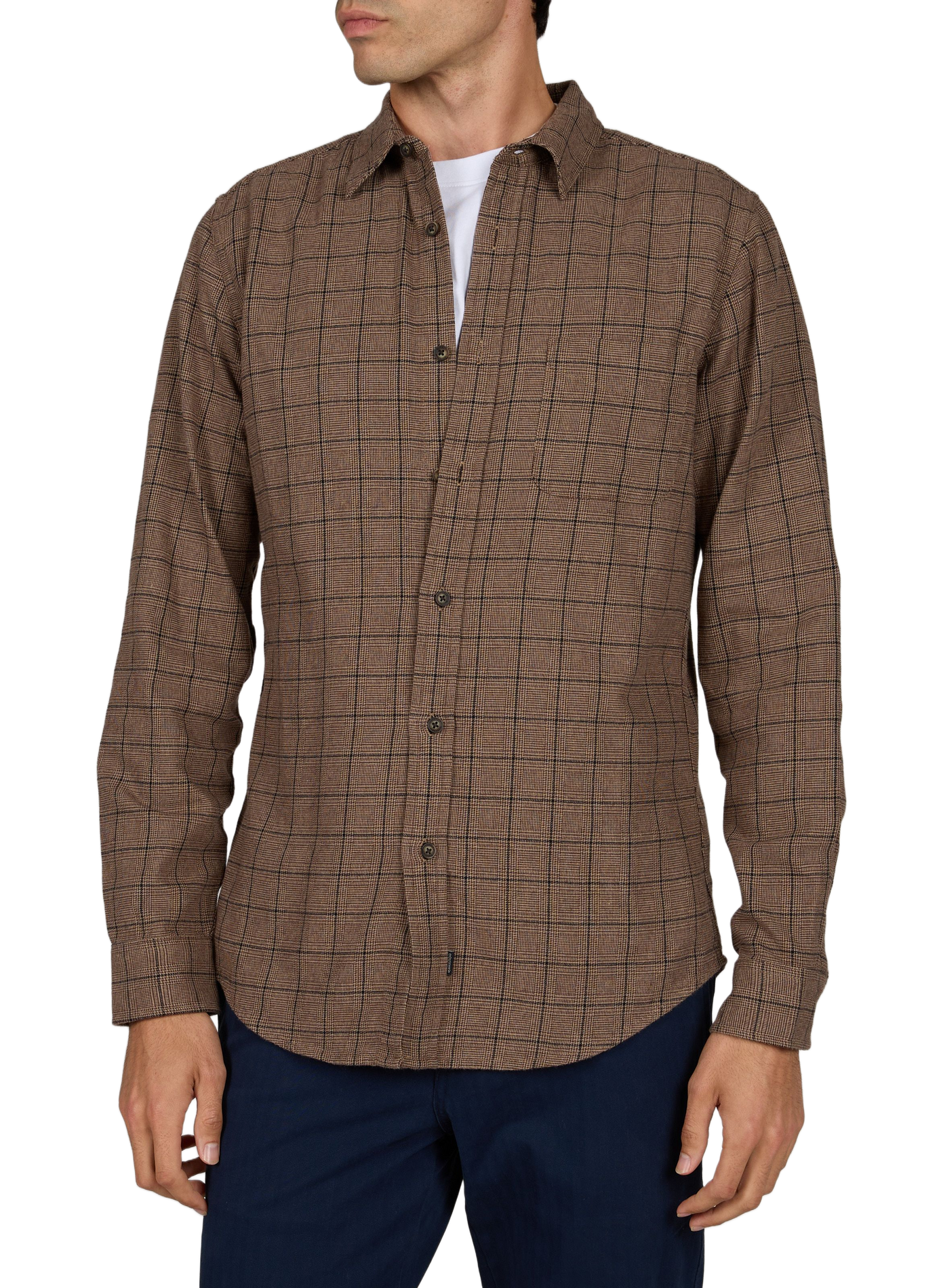 Chemise droite en coton DOCKERS Multicolore