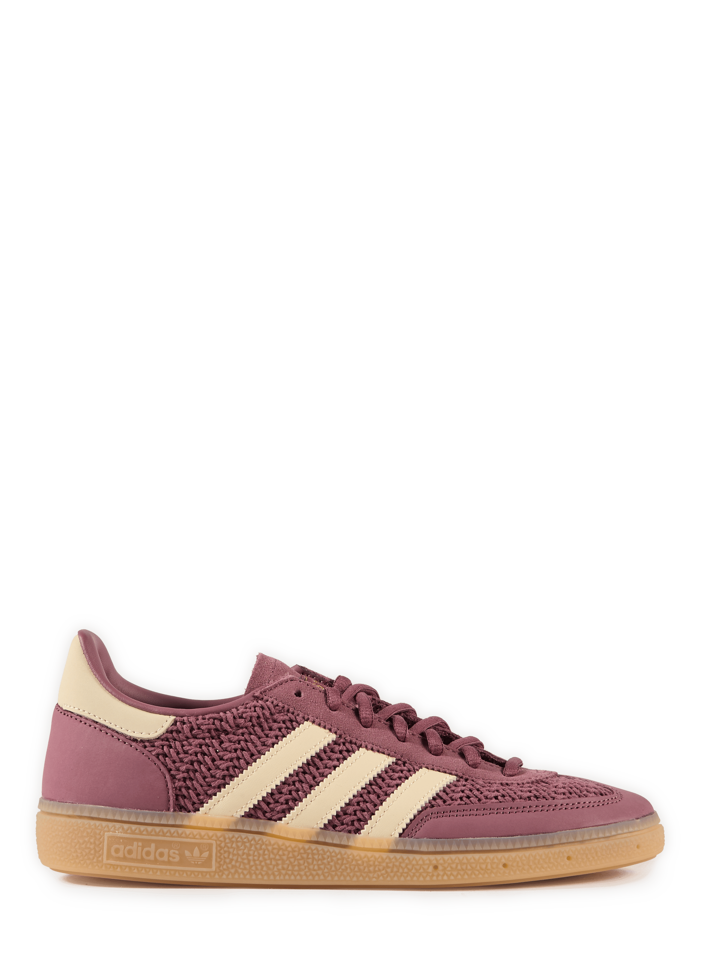 Zapatillas bajas de cuero ADIDAS Violeta