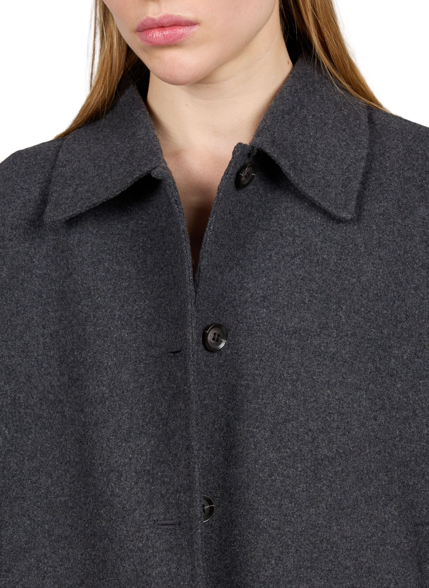Oversized ROUMIA jacket in a wool blend ROUGE EDIT Grey
