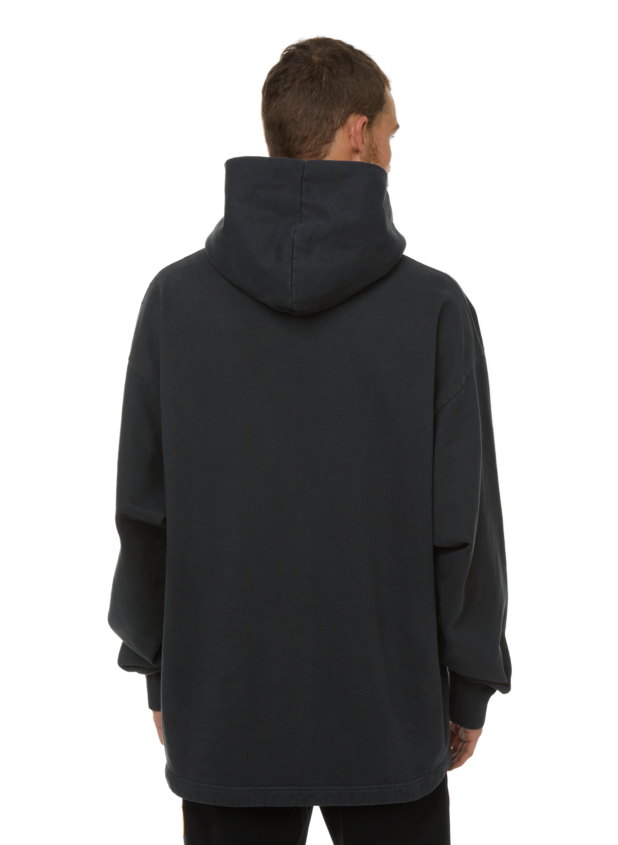 Hoodie à logo en coton ACNE STUDIOS Noir