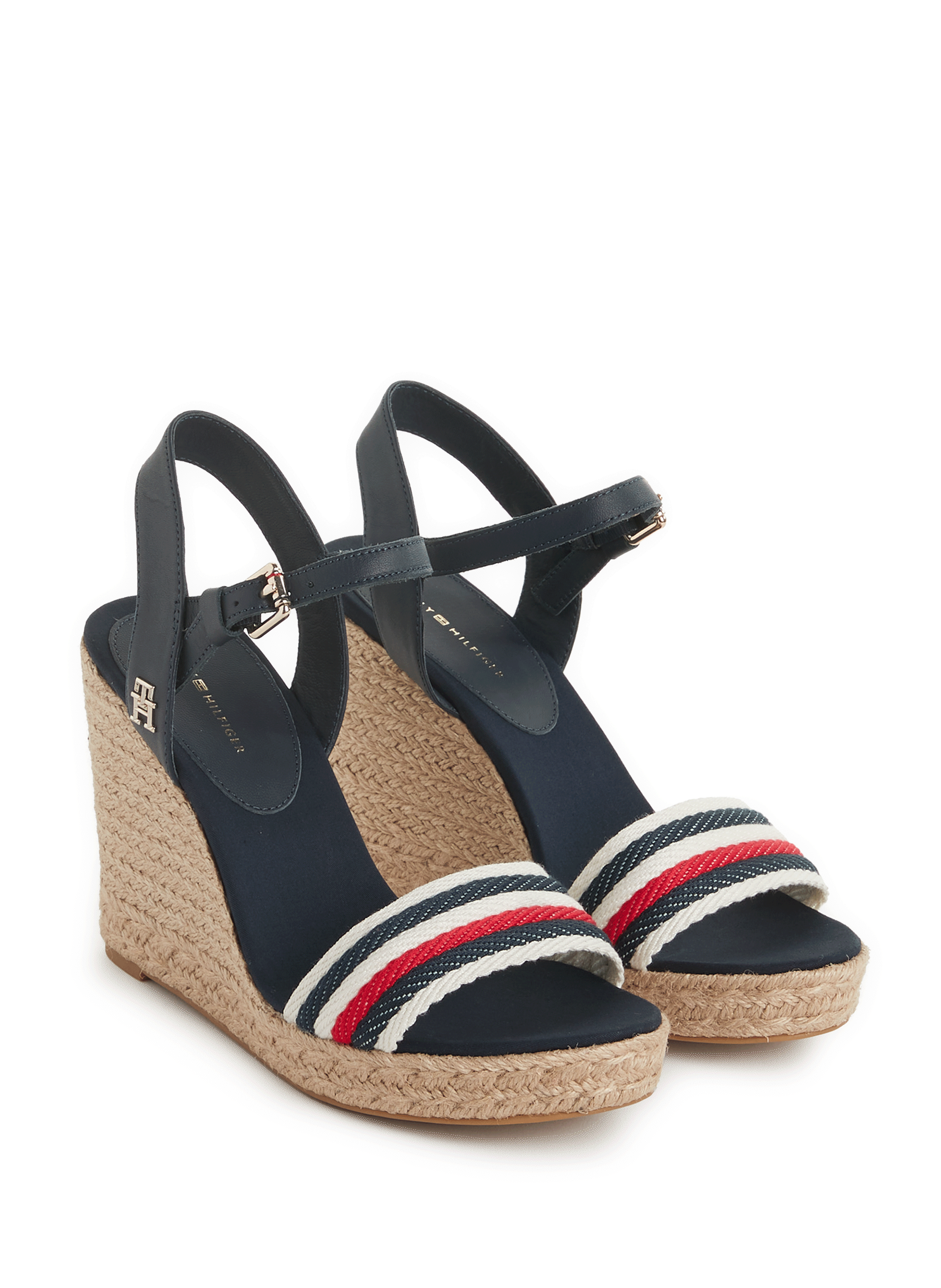 Sandales à talon compensé