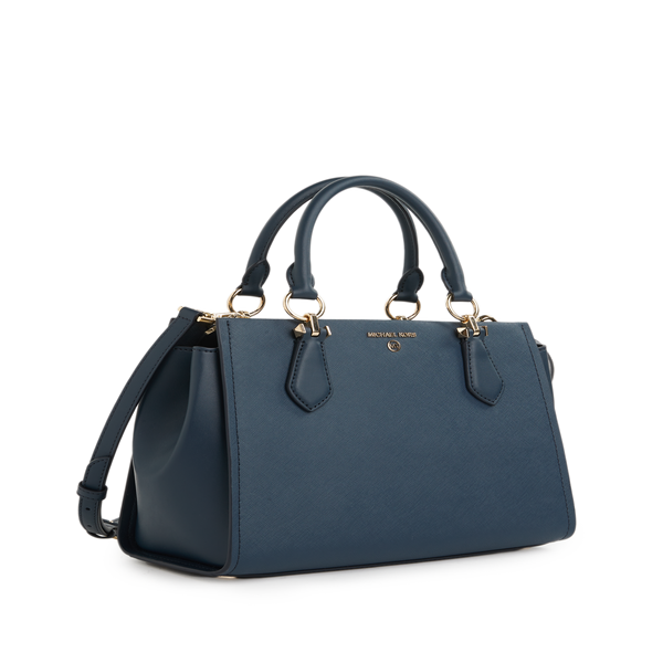 Mmk Leather Handbag In Blue