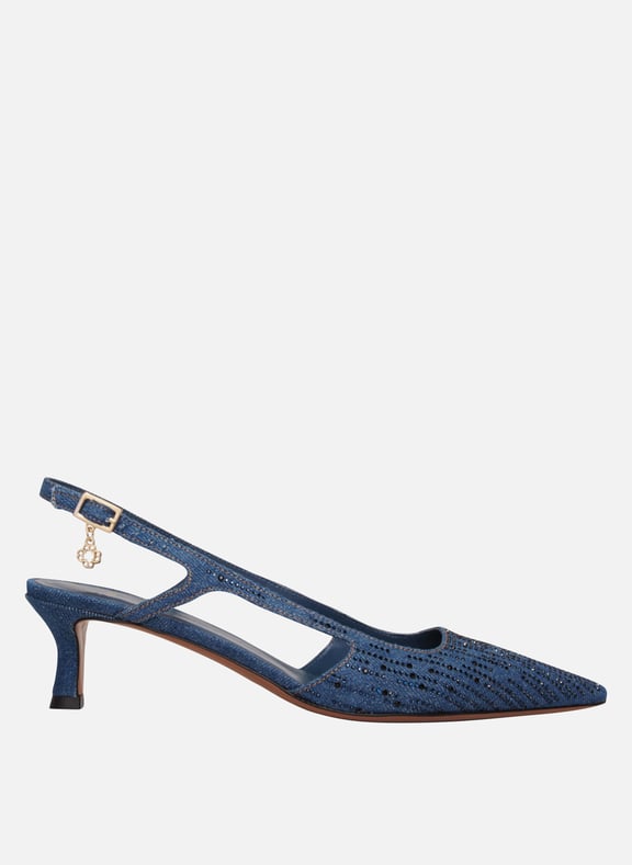Escarpins strassés Bleu by MAJE MAJE Escarpins strassés Bleu