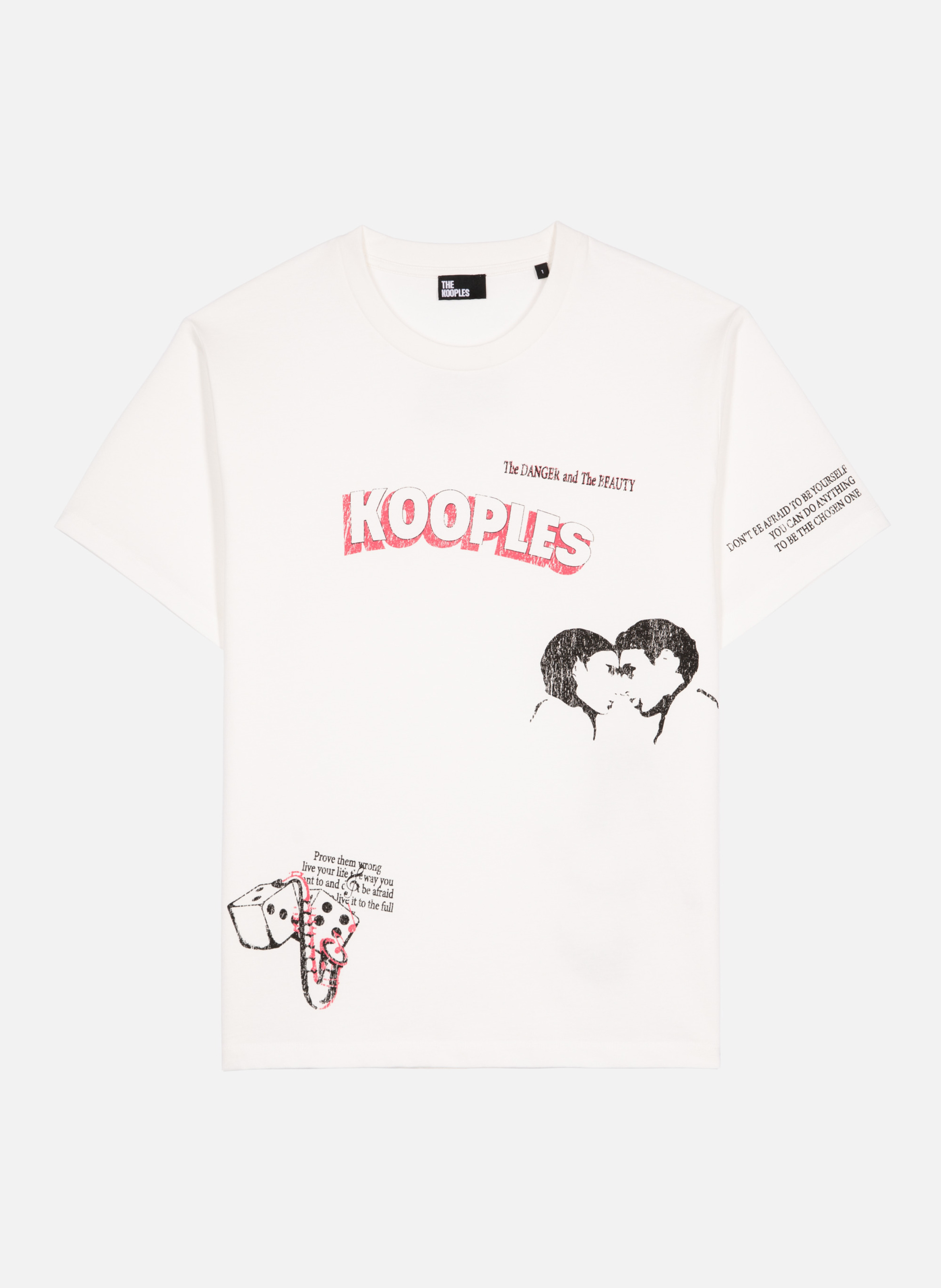 T-shirt avec sérigraphie THE KOOPLES Blanc