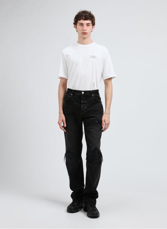 Jean droit destroy | Noir by AMIRI Jean droit destroy Noir