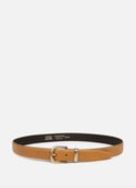 Ceinture - ceinture cuir lisse femme  Camel