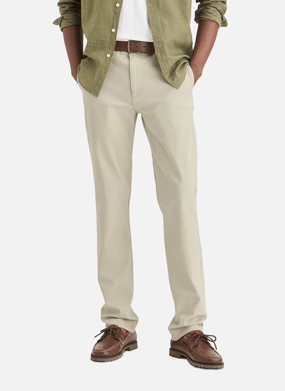 Prepster cotton trousers Beige by DOCKERS DOCKERS Prepster cotton trousers Beige