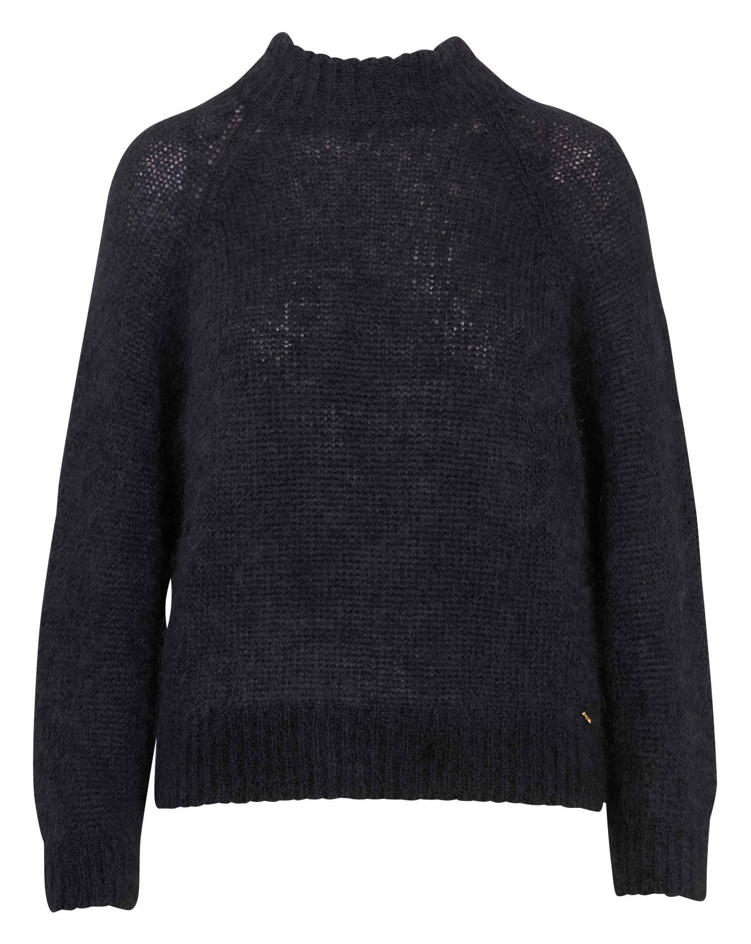 Pull col montant côtelé en laine combourg ARMOR-LUX Bleu