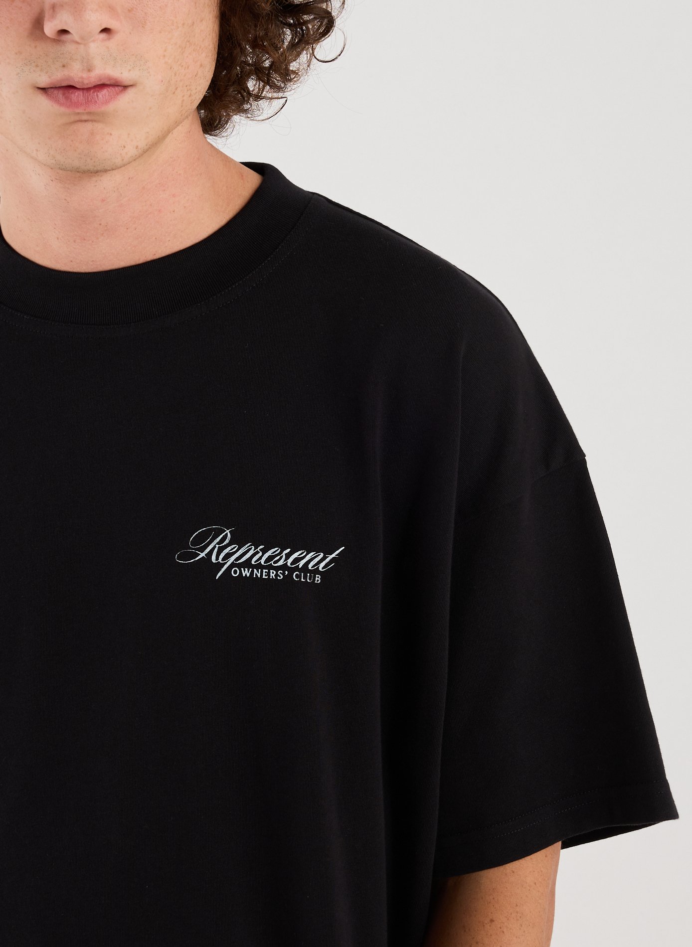 Loose cotton T-shirt REPRESENT Black