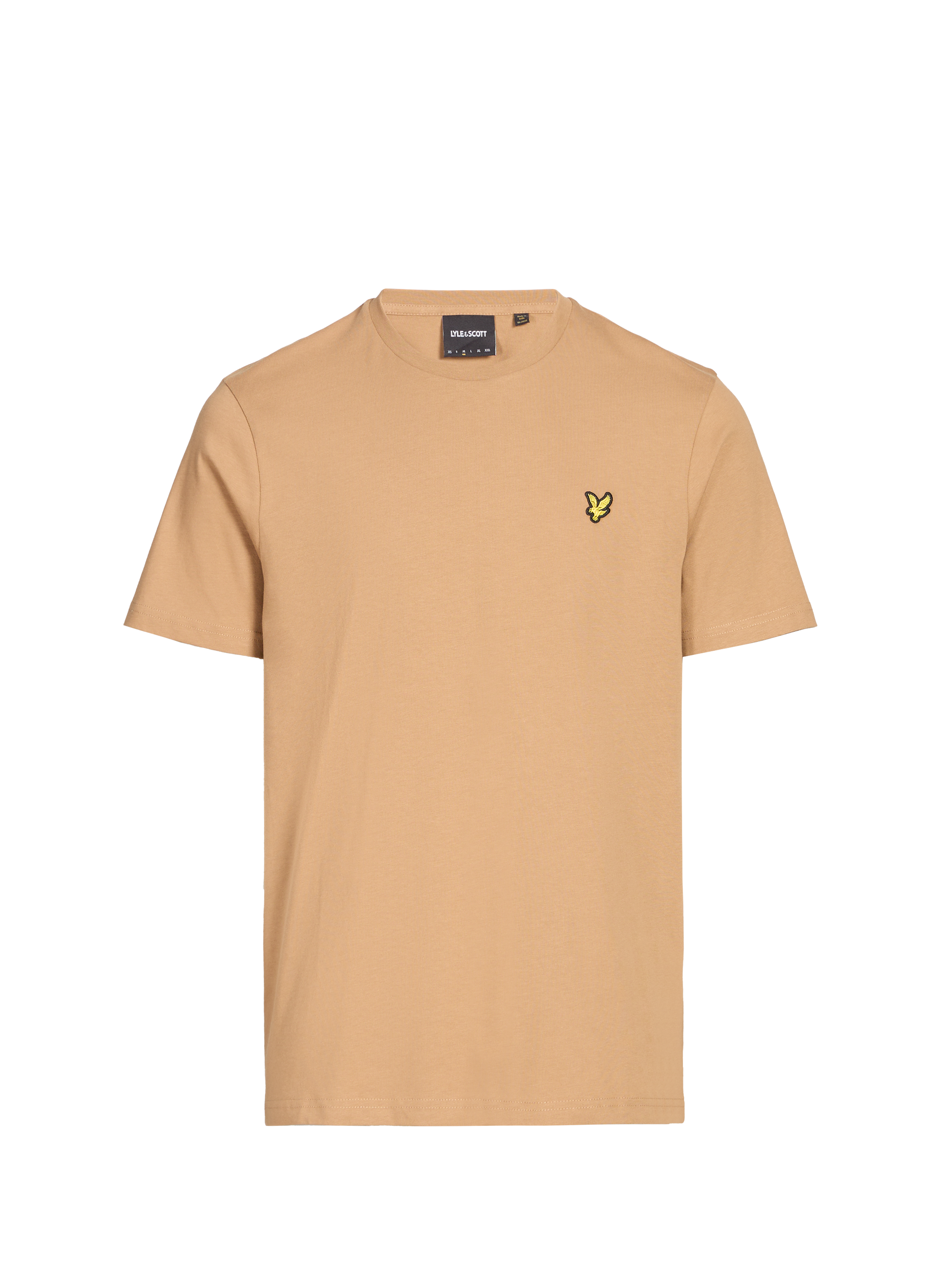 LYLE & SCOTT T-shirt col rond en coton Marron