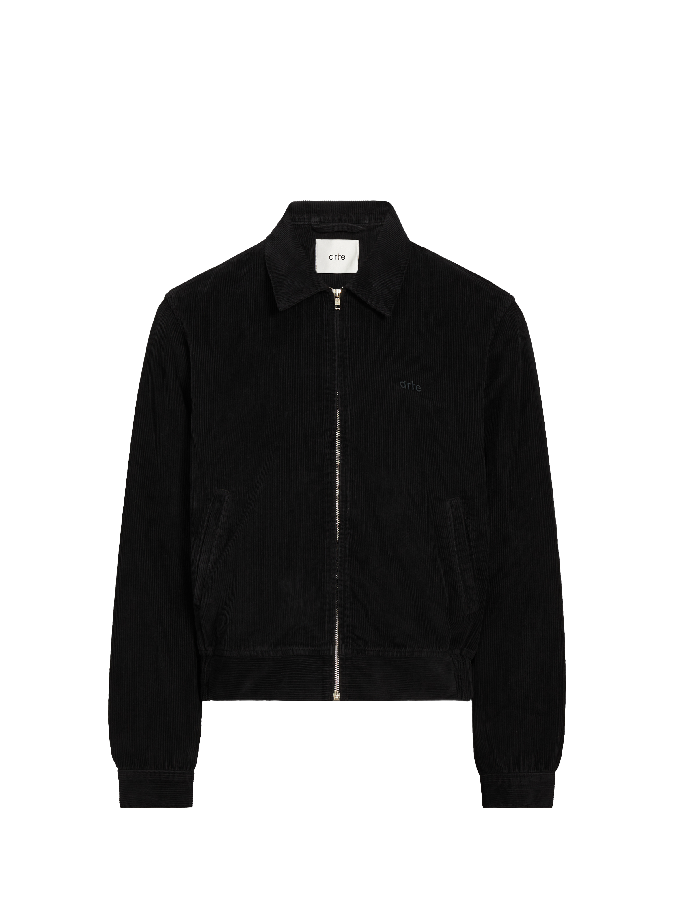 Jacket with classic cotton collar ARTE ANTWERP Black