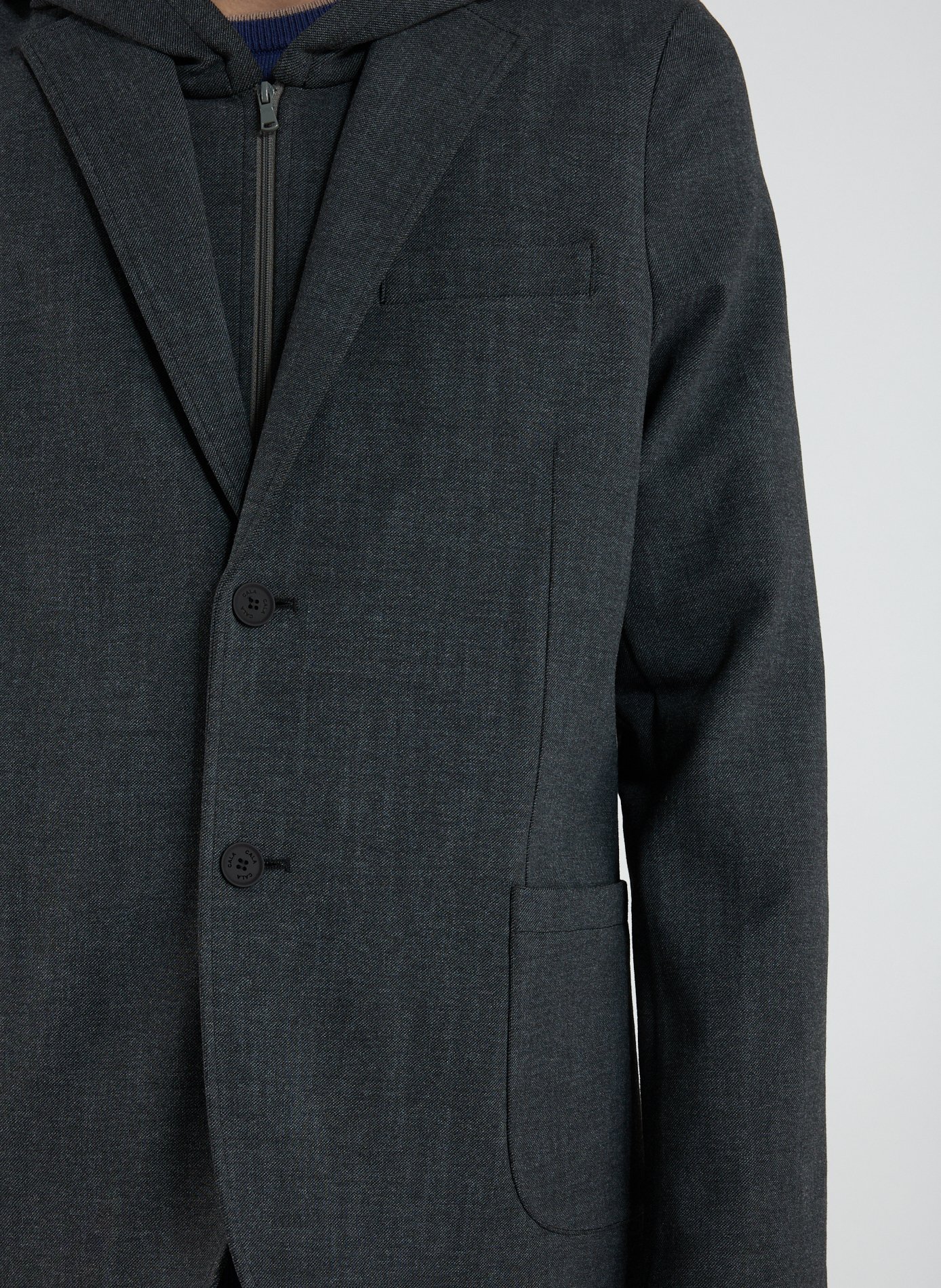 Tweed jacket with notched lapel 1789 CALA Grey