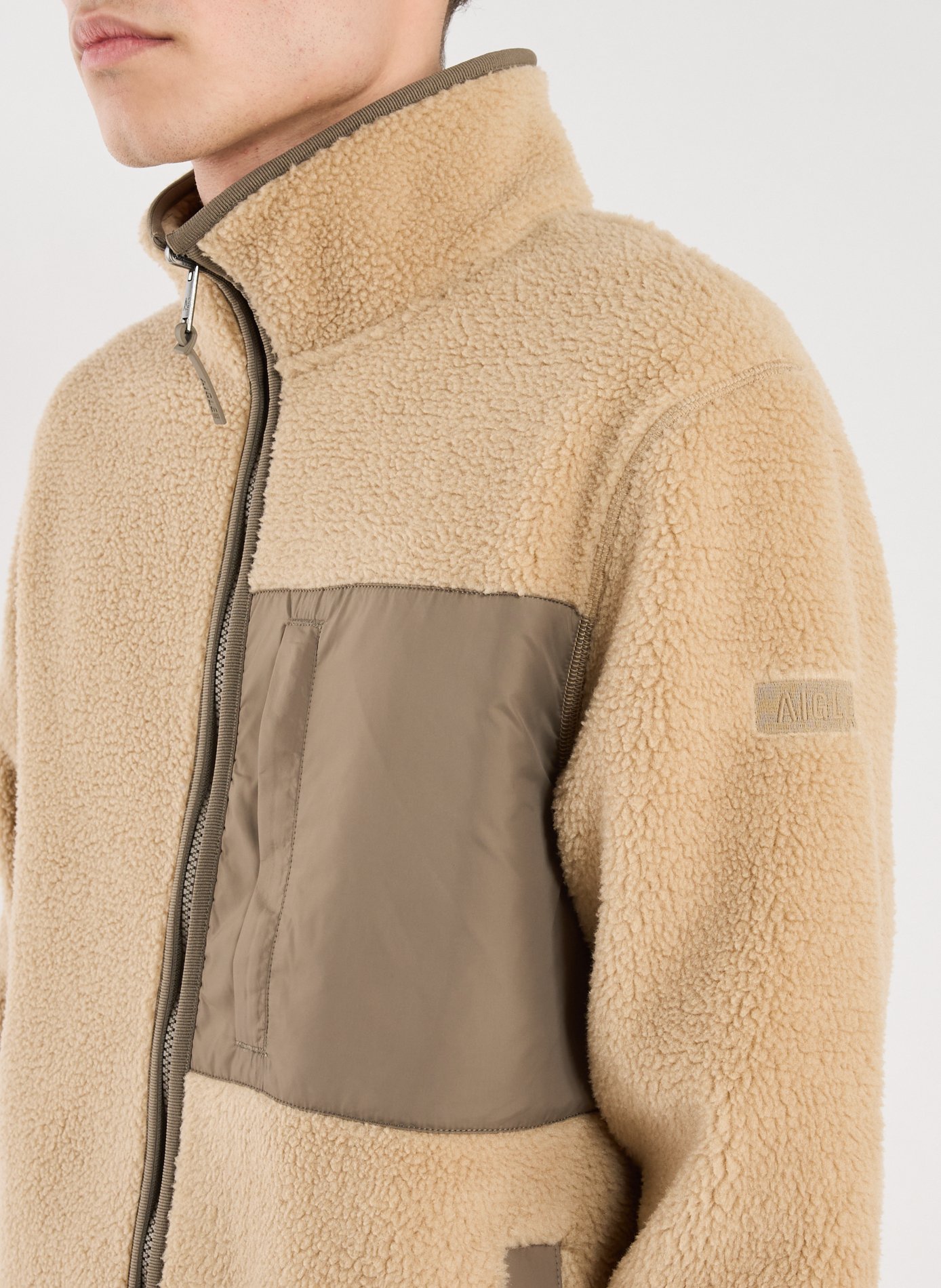 Plain jacket AIGLE Brown