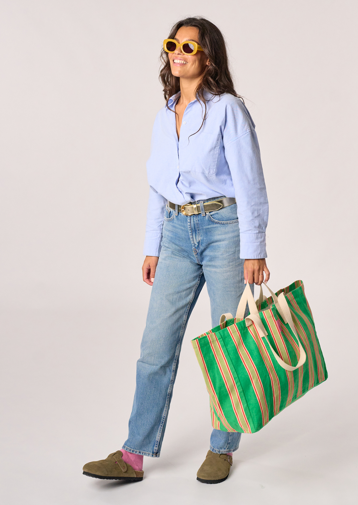 Sac cabas en coton biologique BILLYBELT Vert