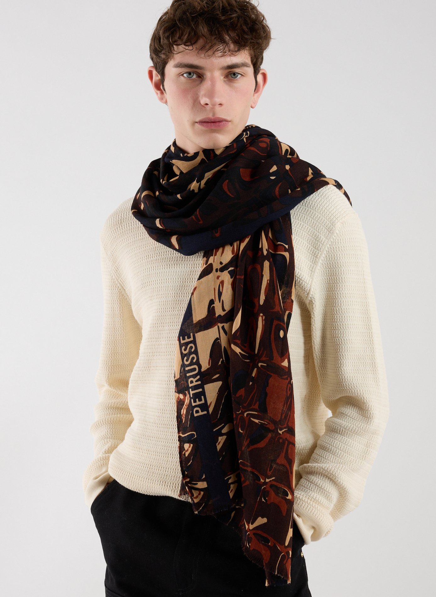 Wool scarf PETRUSSE Multicolour