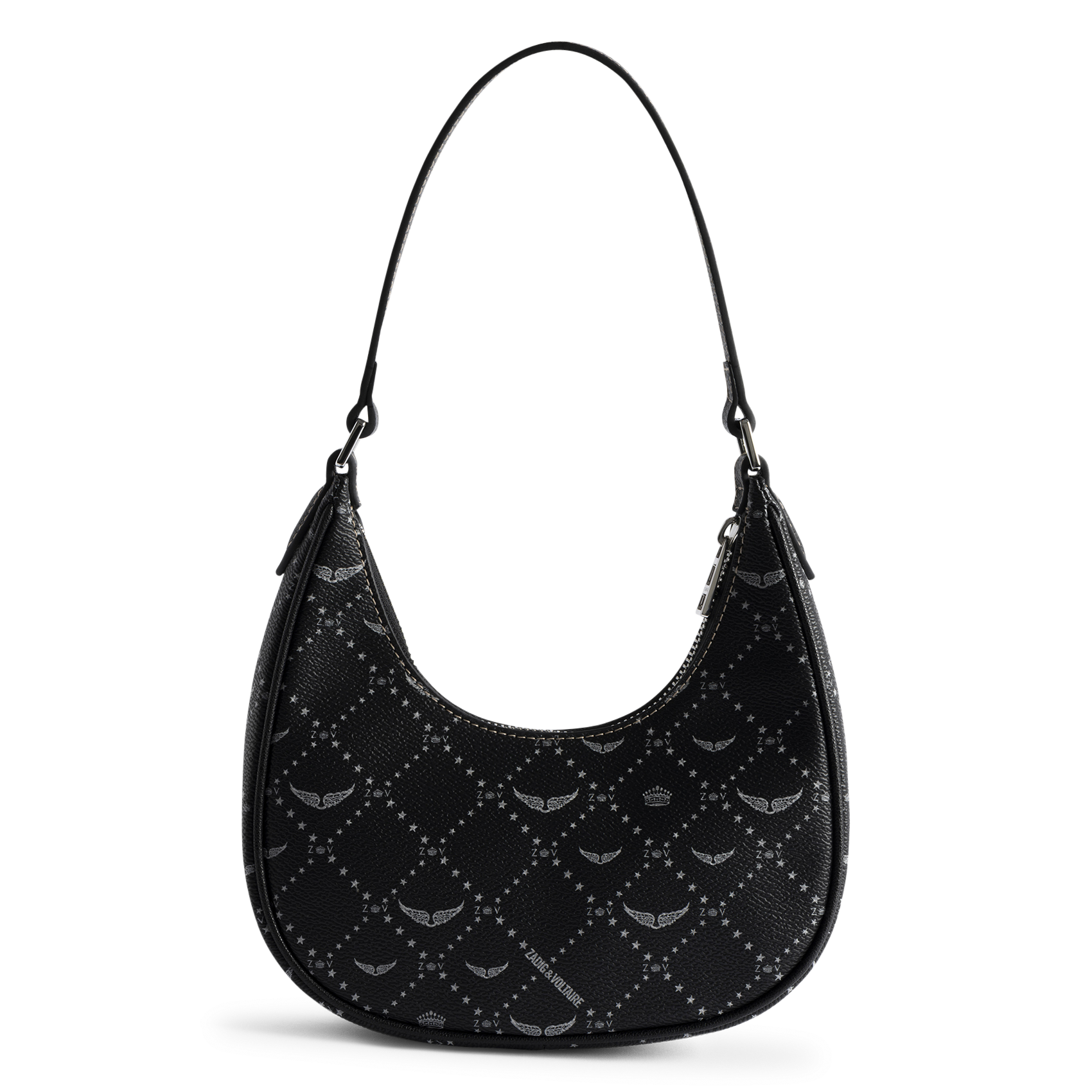 Sac à main imprimé z night out ZADIG&VOLTAIRE Noir