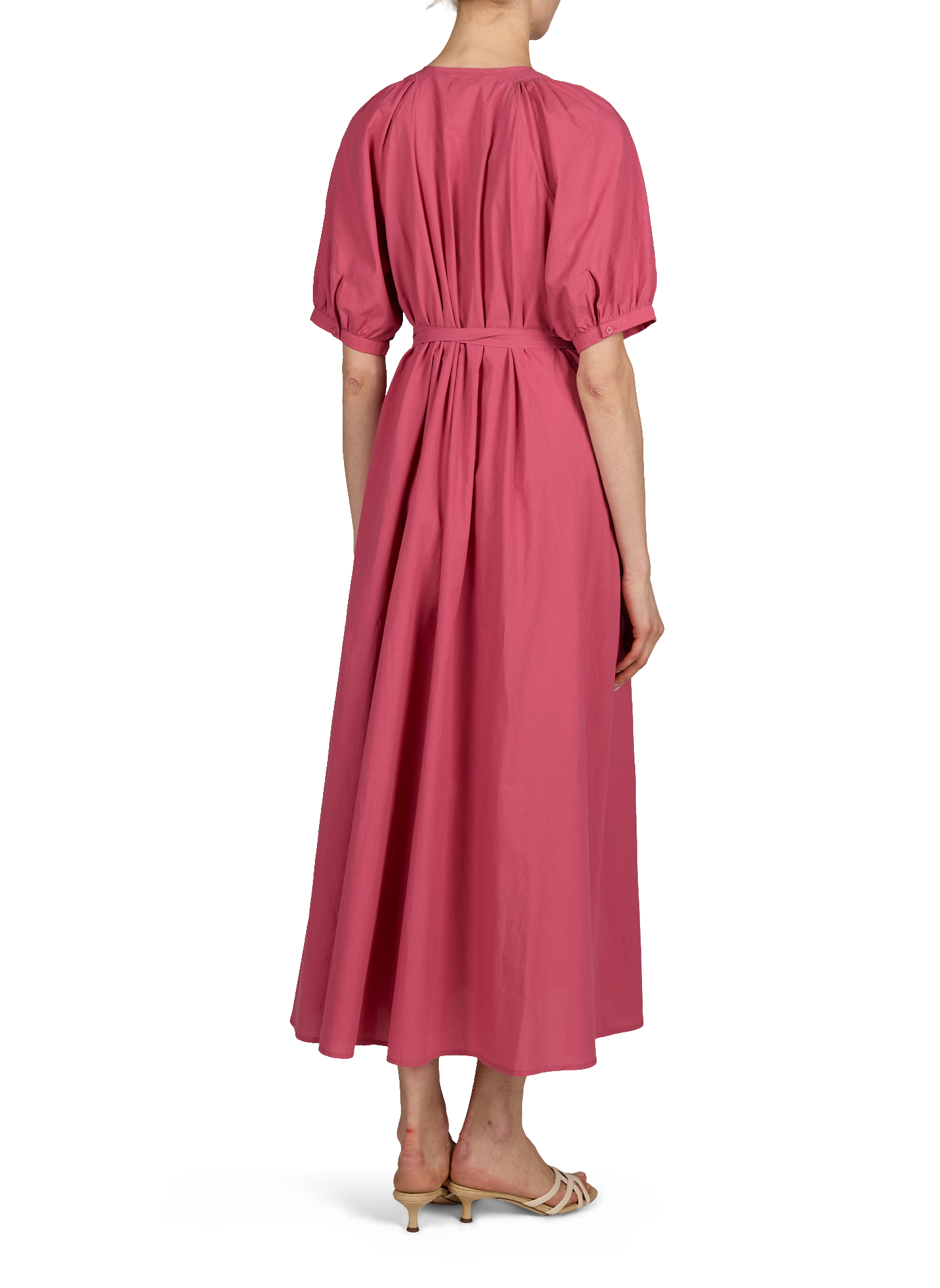 Long cotton Cassie dress SUNCOO Pink
