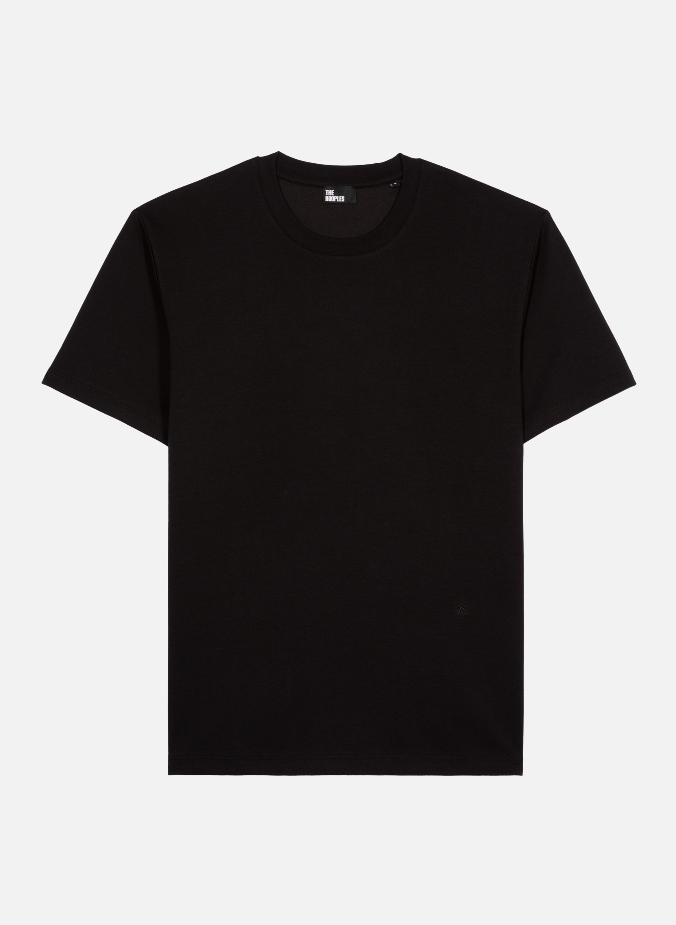 T-shirt mixte droit uni unisexe THE KOOPLES Noir