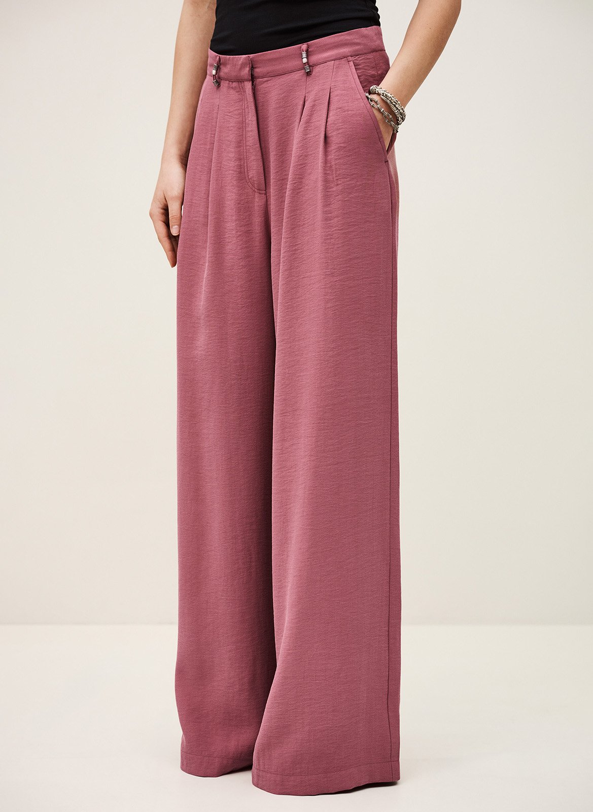 Pantalon large deana BA&SH Rose