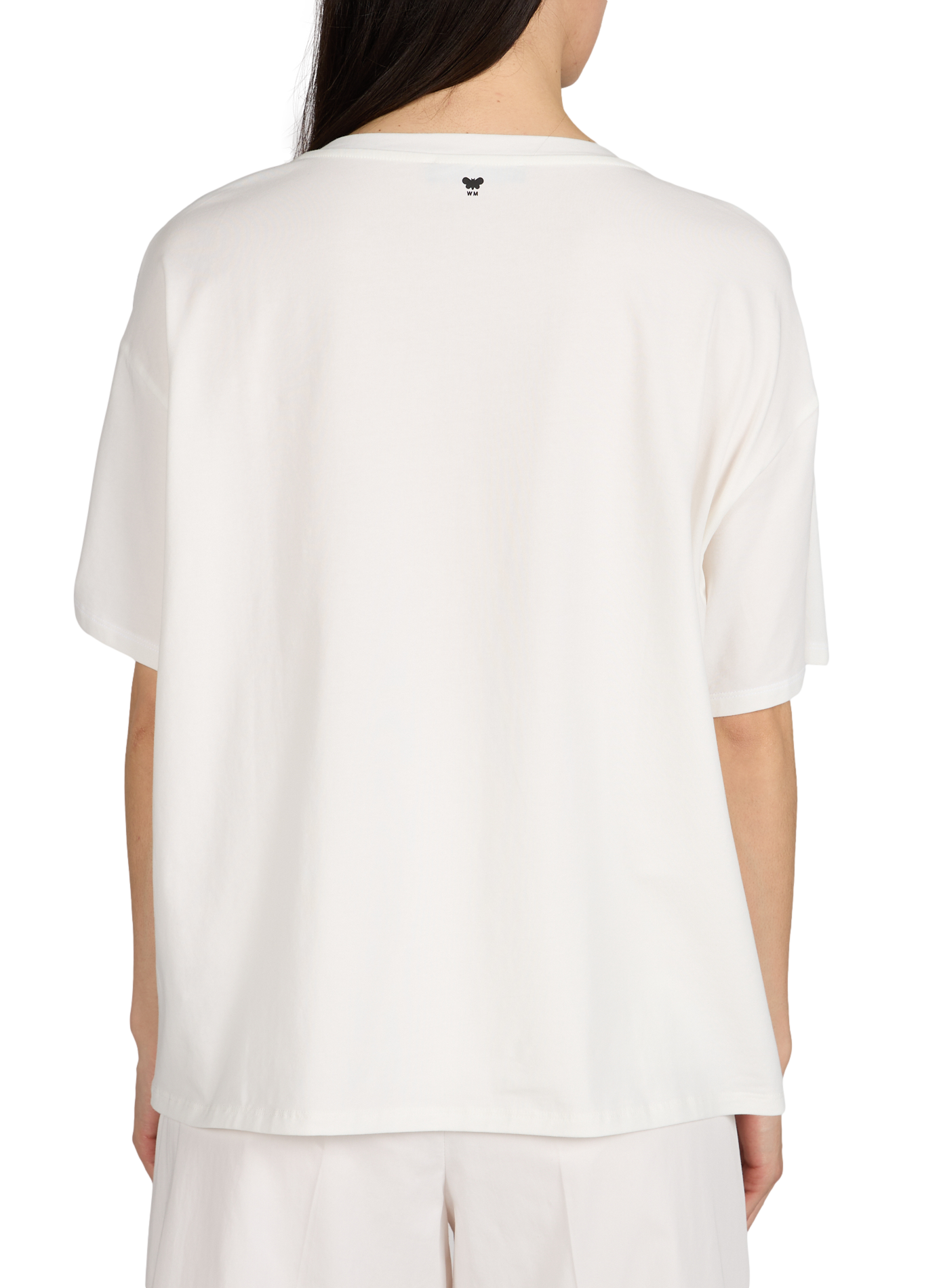 Printed flower t-shirt in mixed cotton MAX MARA WEEK END Multicolour