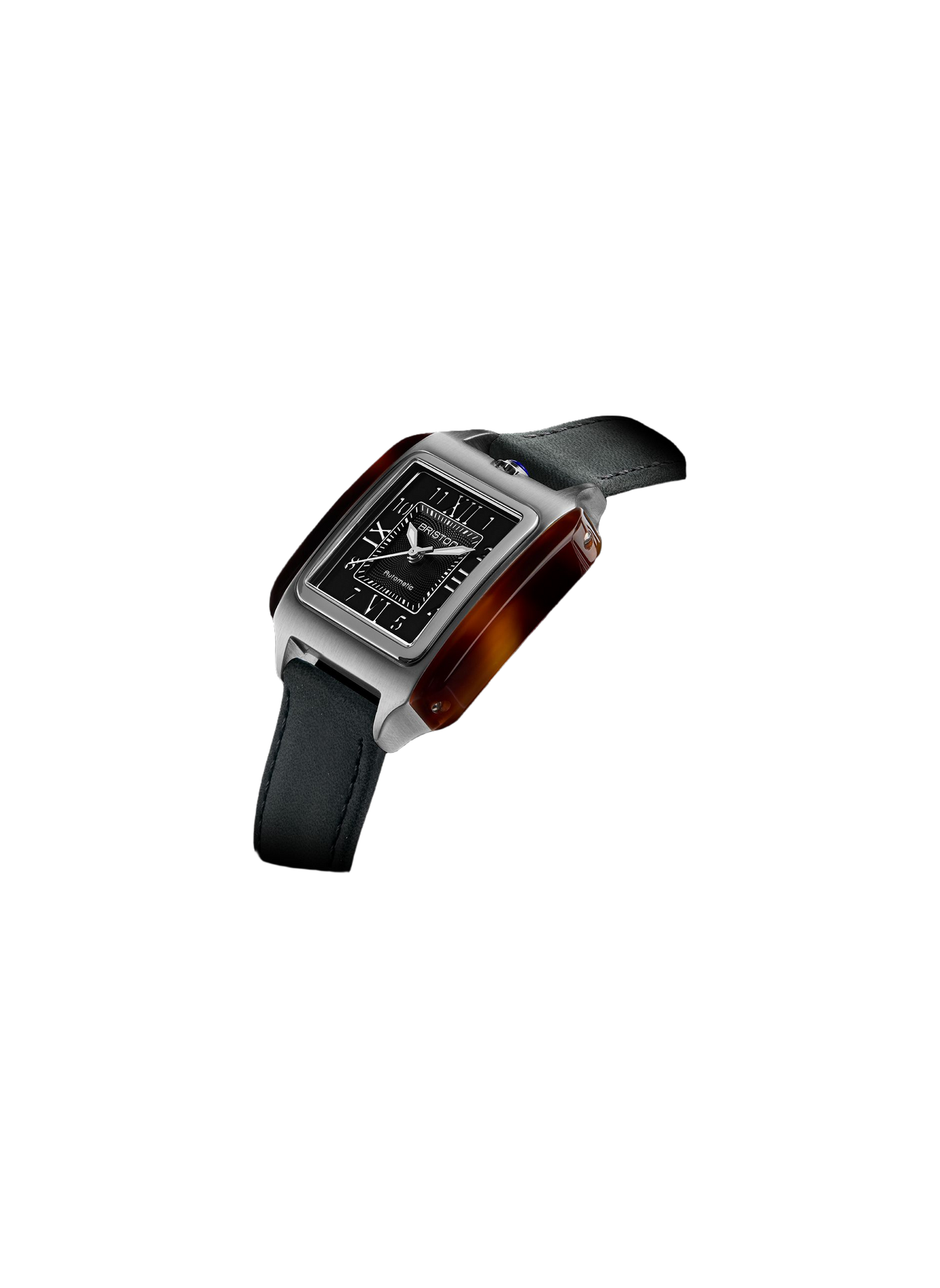 Montre Stremliner Kennedy en cuir BRISTON Noir