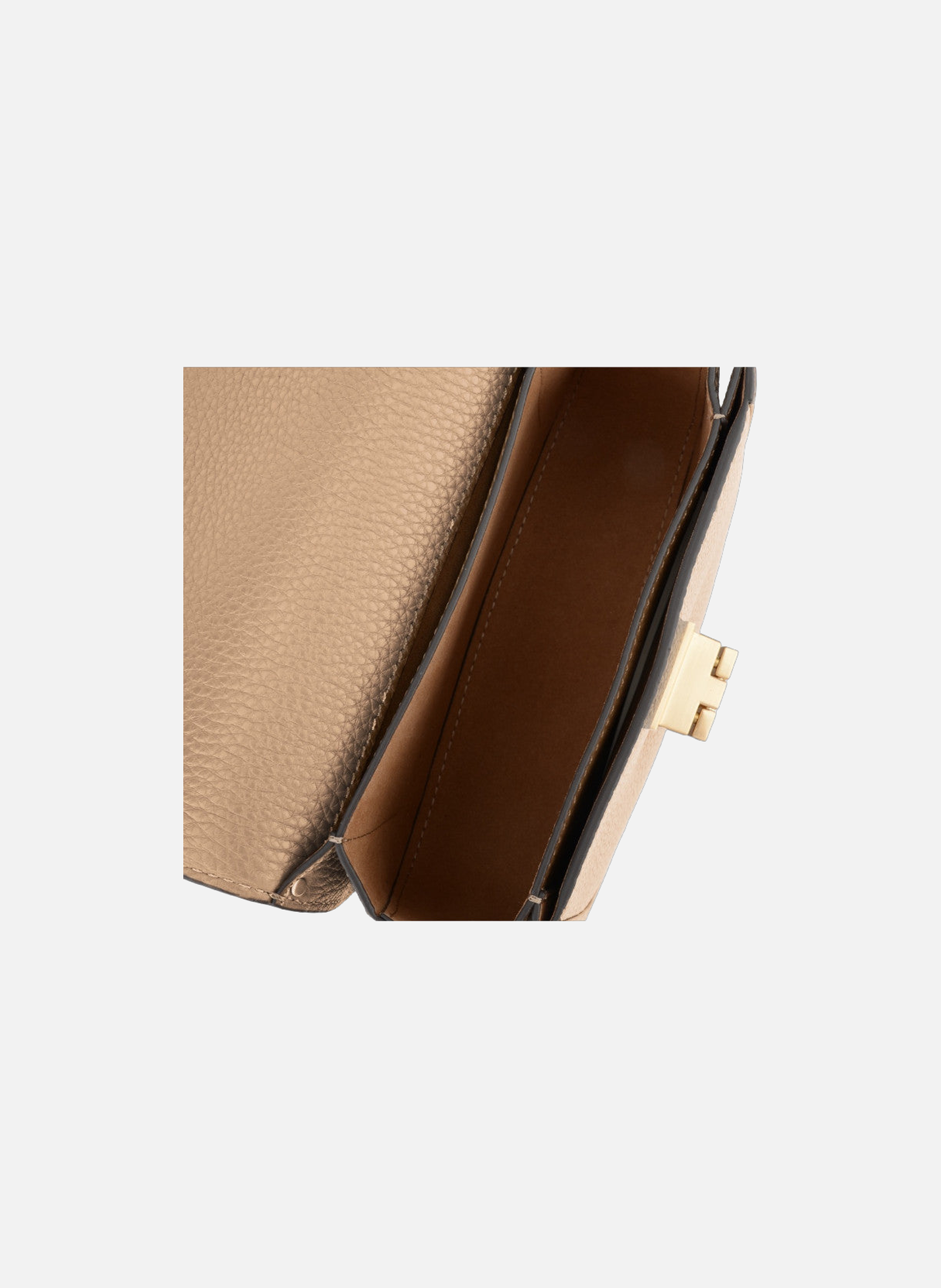Auteuil | sac besace en cuir de vachette POURCHET Marron