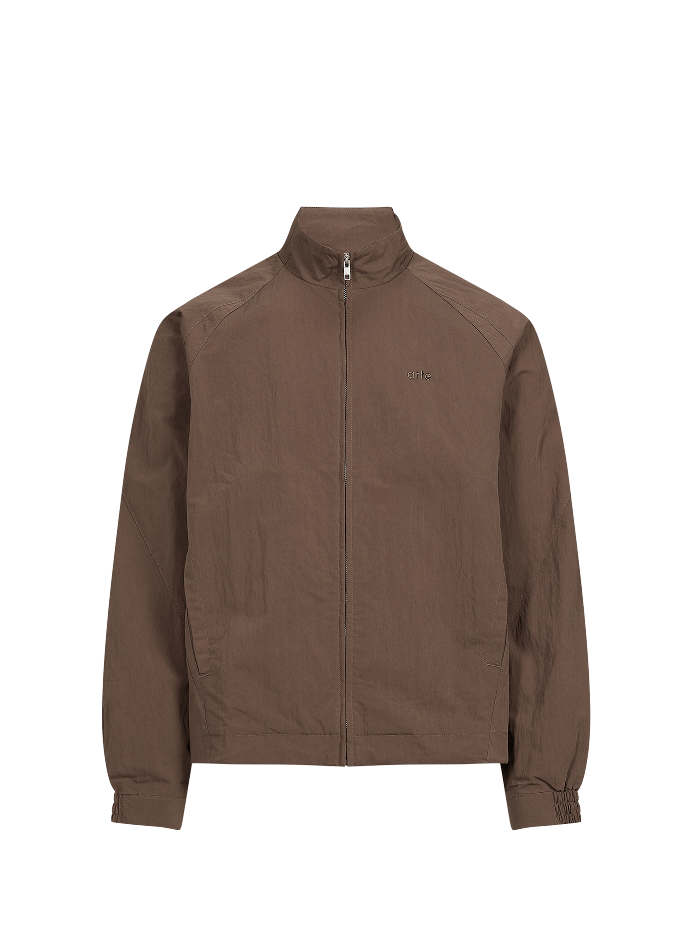 Logo blended cotton jacket ARTE ANTWERP Brown