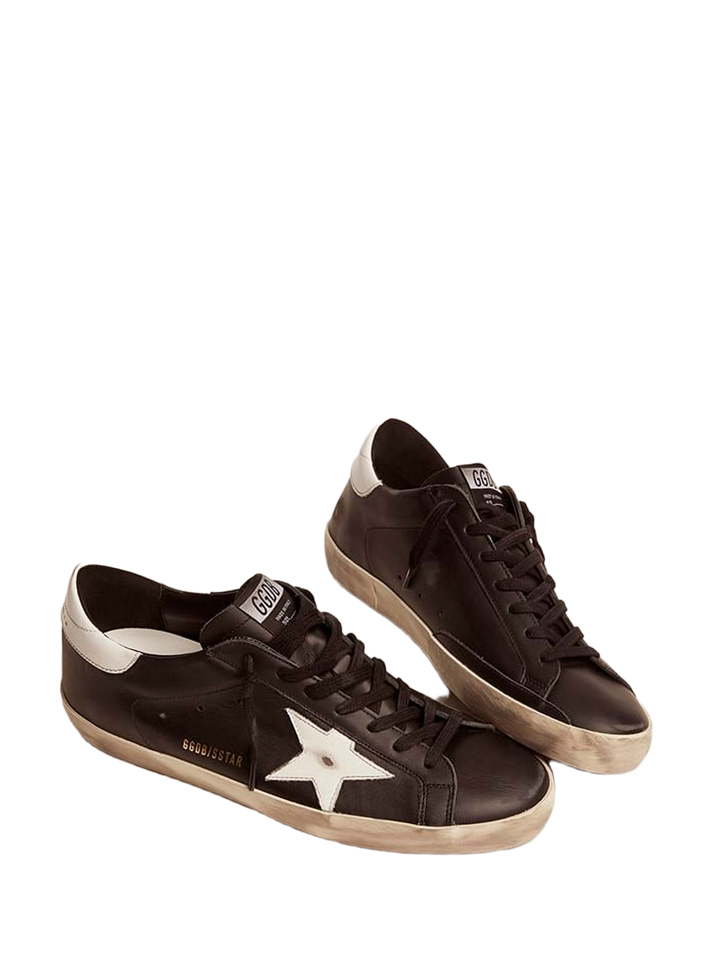 Low-top leather sneakers GOLDEN GOOSE Black