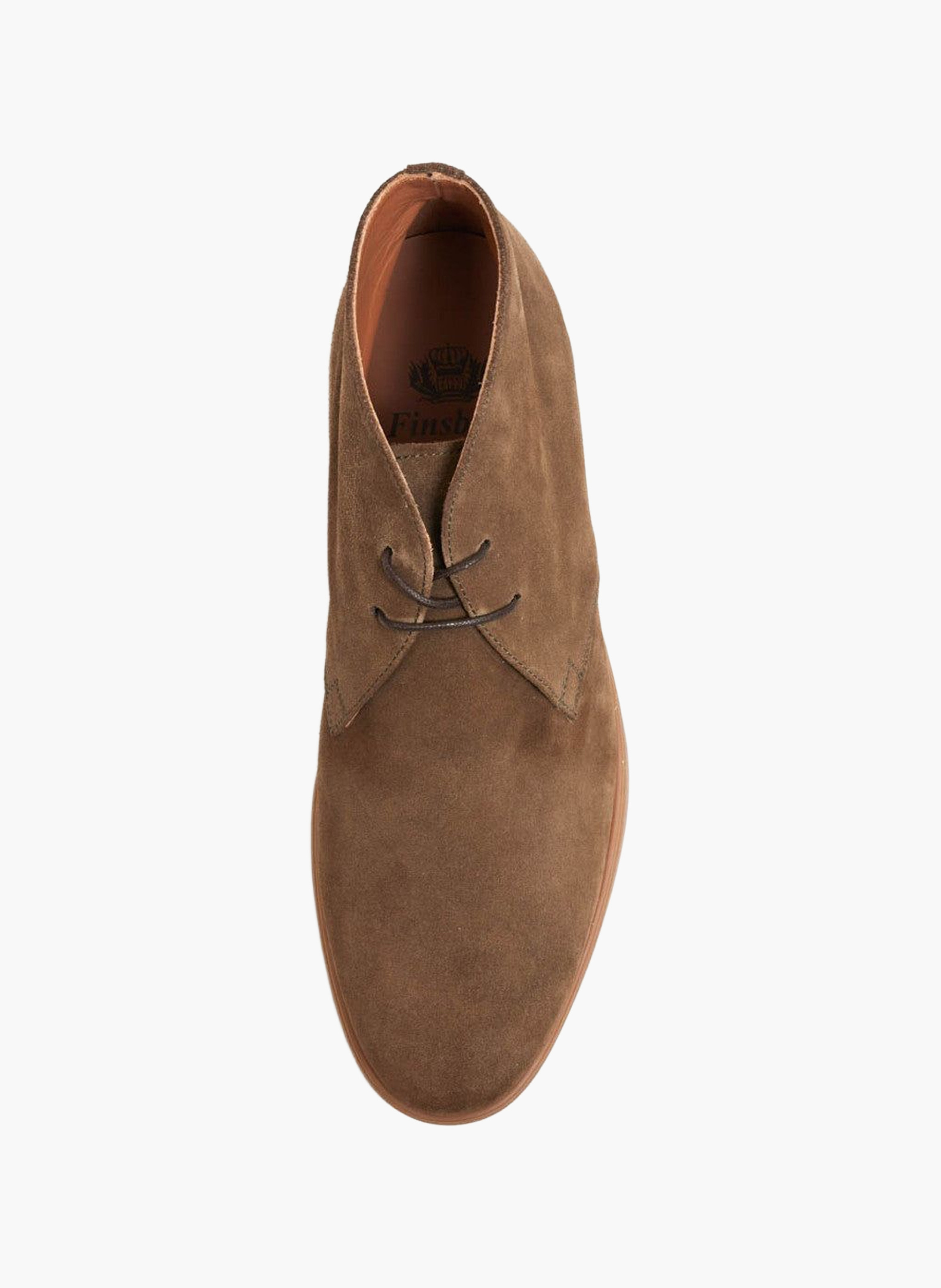 Bottines daim sahara FINSBURY Marron