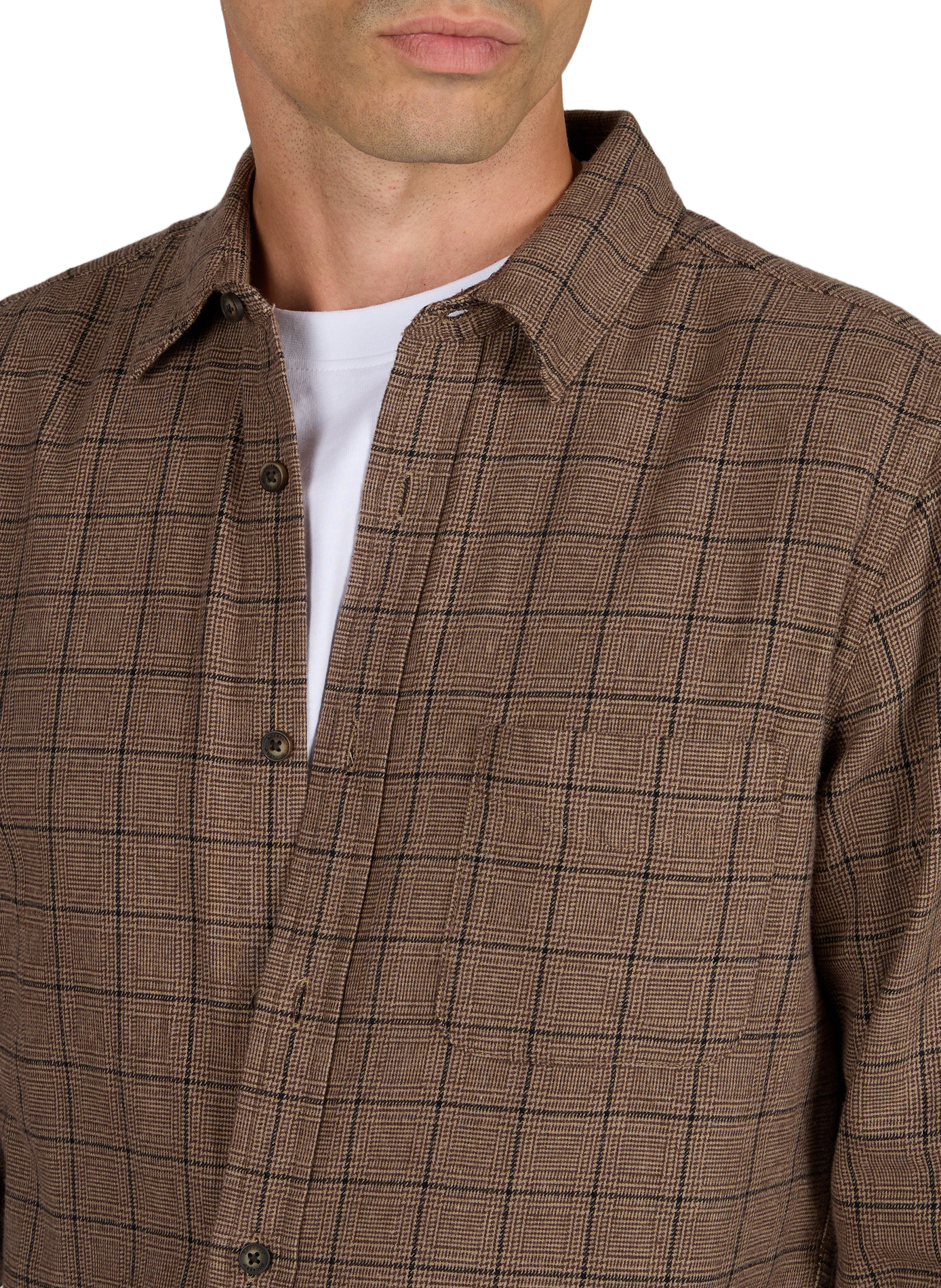 Chemise droite en coton DOCKERS Multicolore
