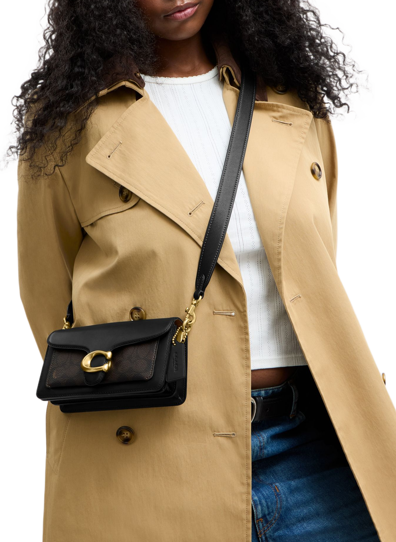 TABBY 20 leather handbag COACH Black