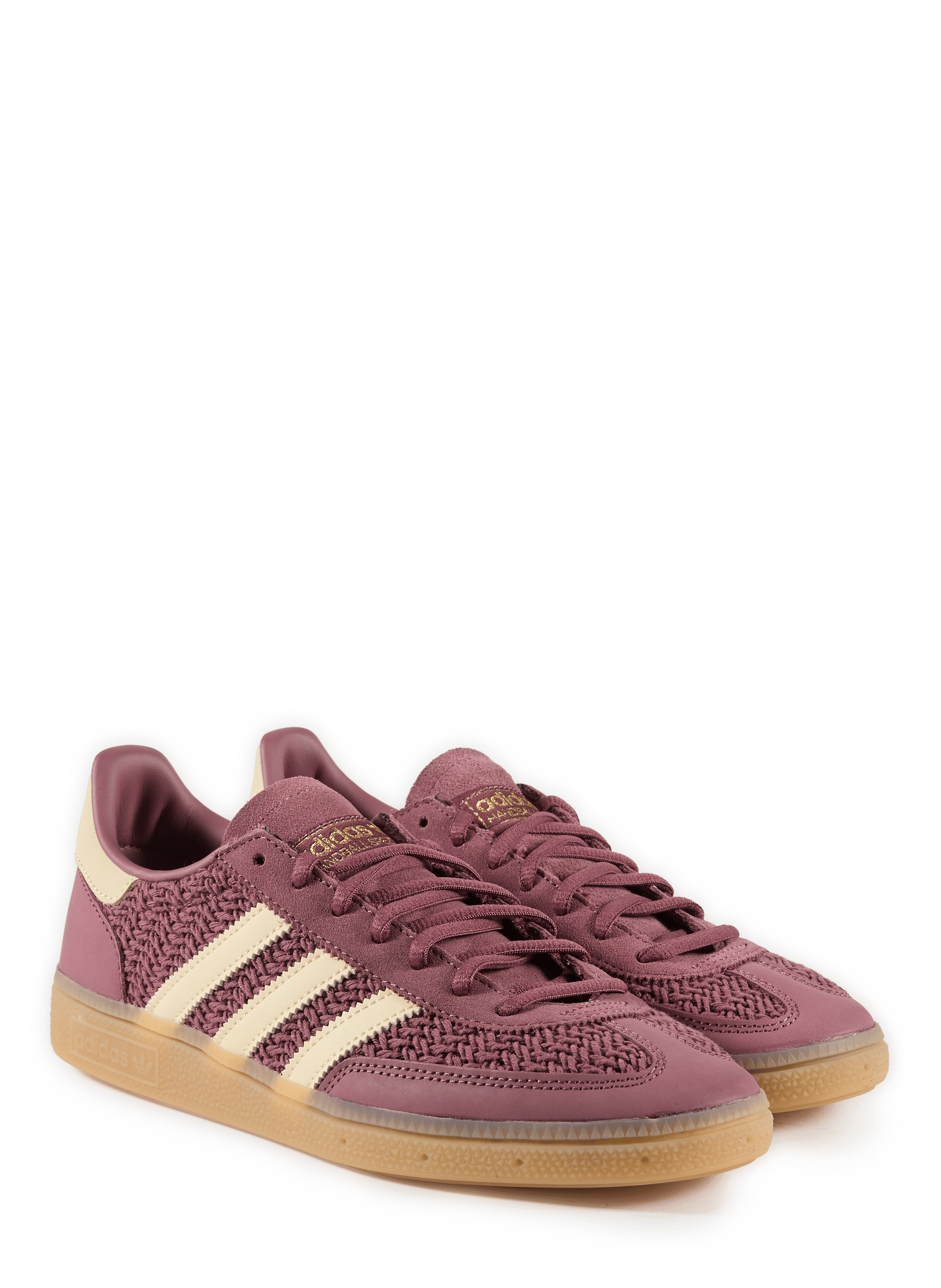 Zapatillas bajas de cuero ADIDAS Violeta