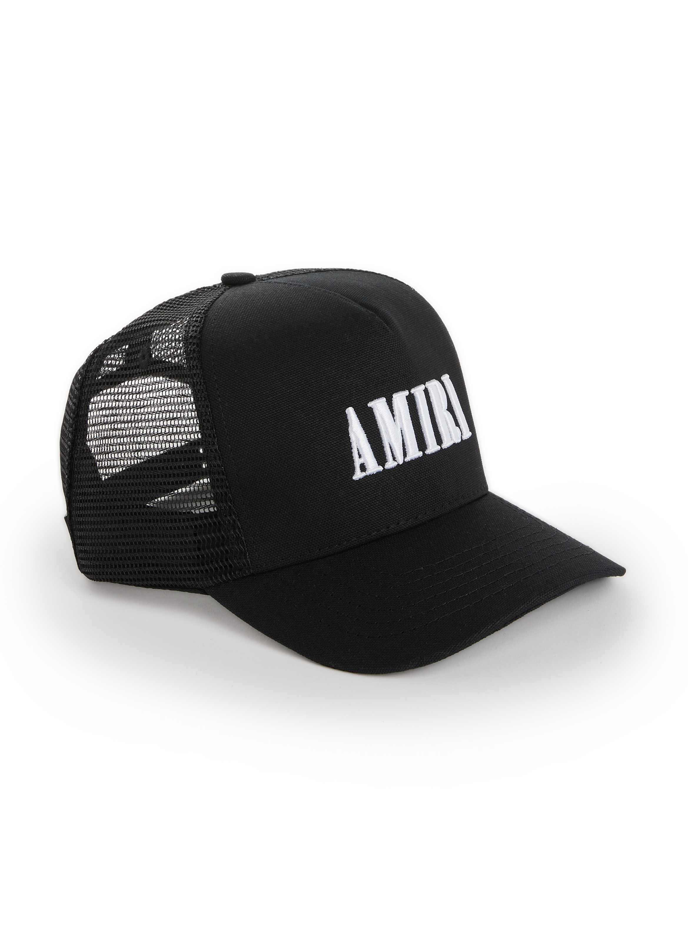 Casquette à logo en coton AMIRI Noir